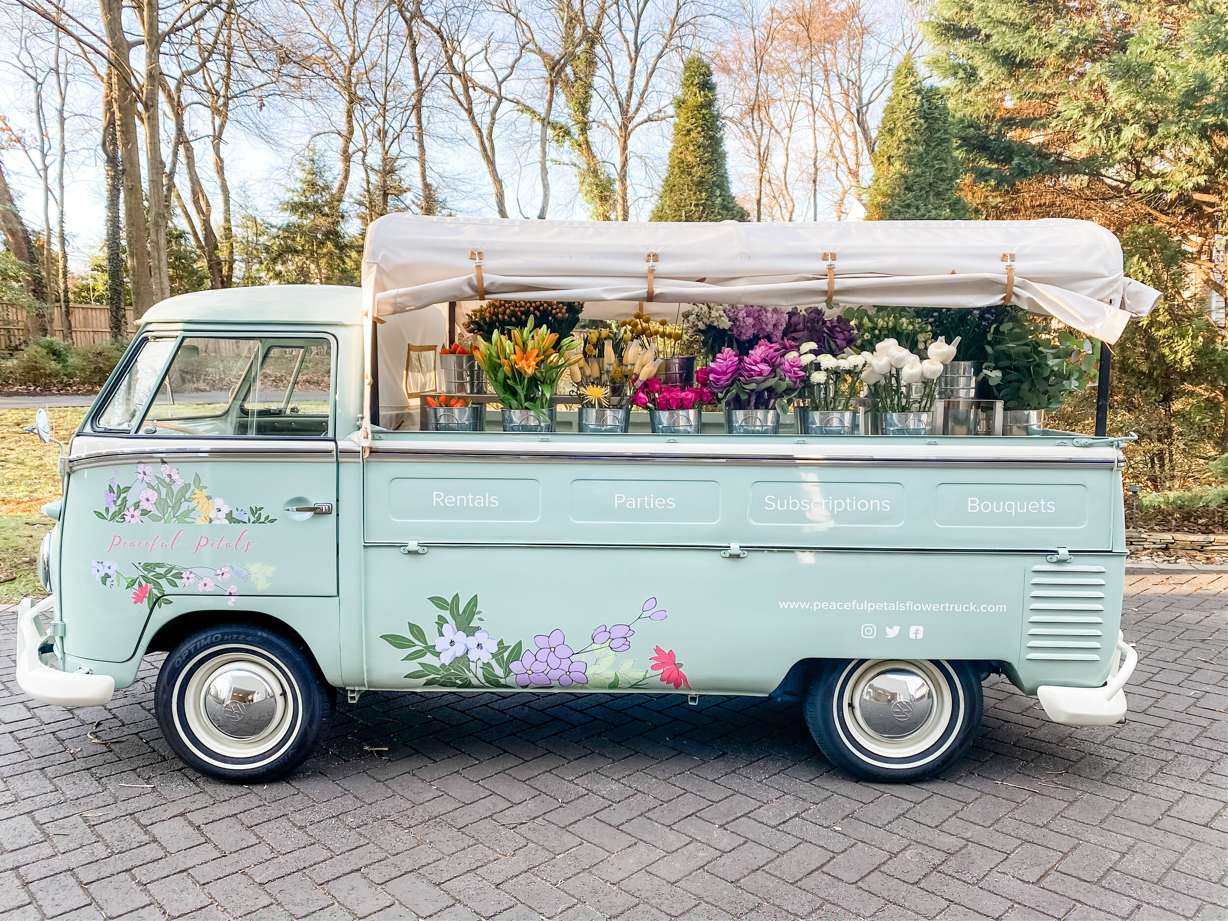 Truck Rental for Private Event — Peaceful Petals Flower Truck Severna