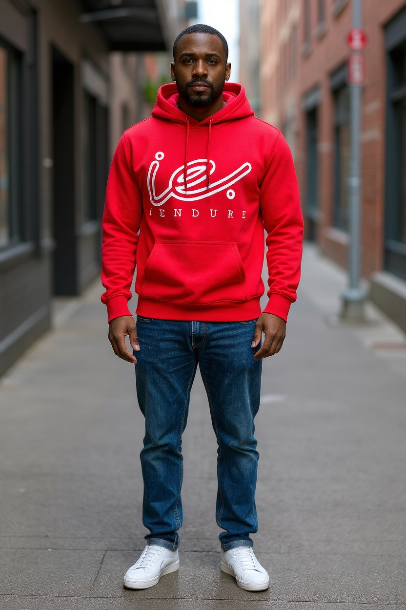 Ultimate Comfort Red Hoodie