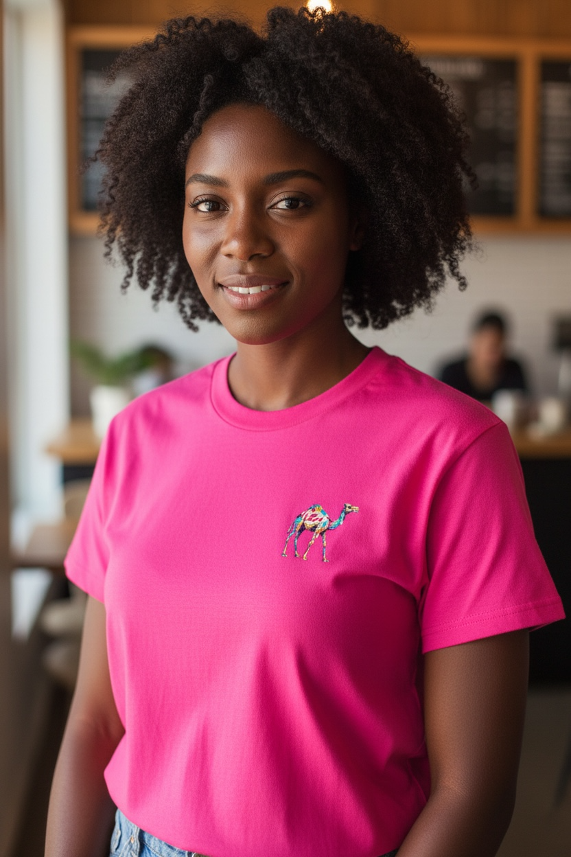 Vibrant Pink Camel T-Shirt