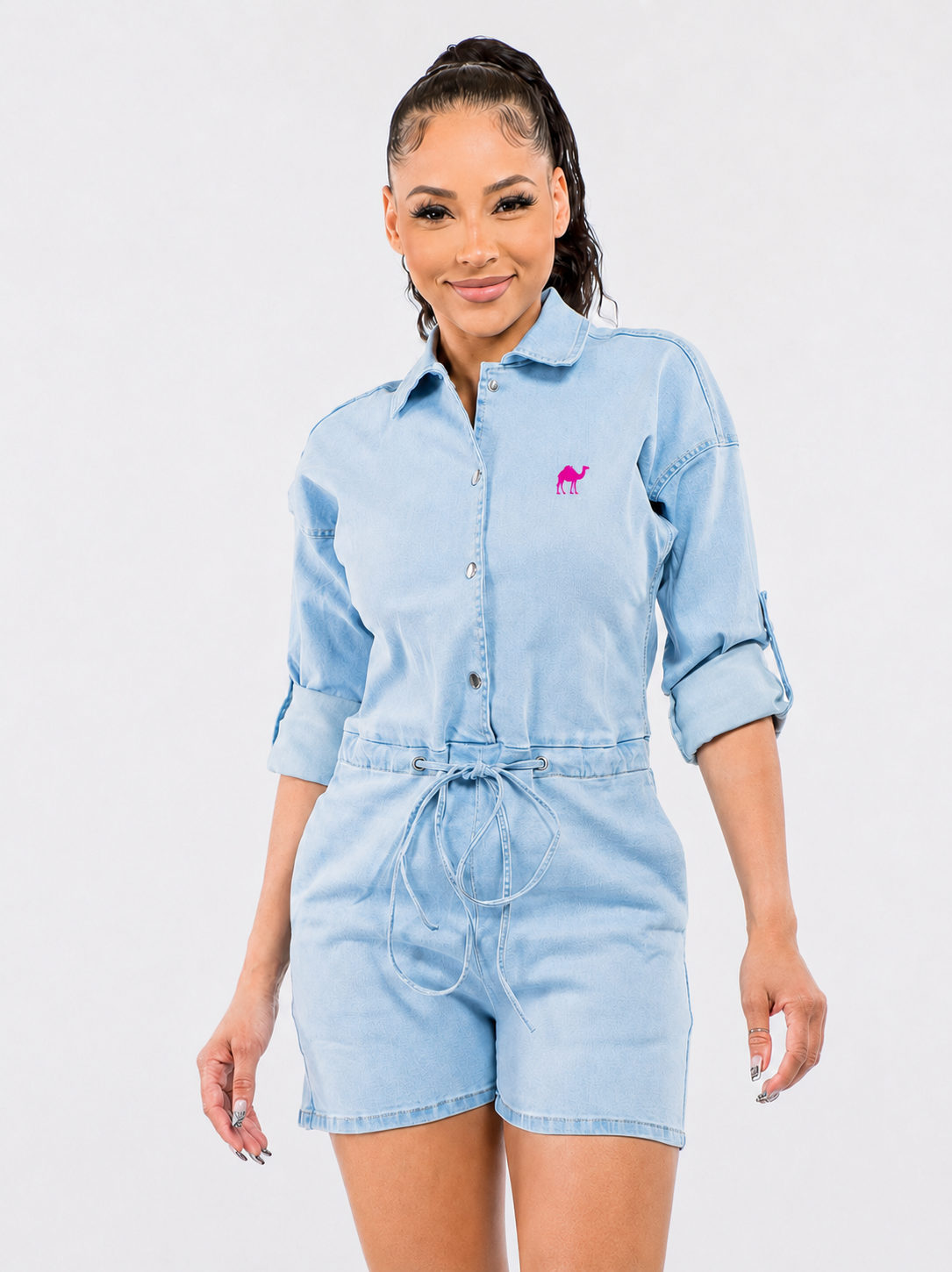 Effortless Denim Romper