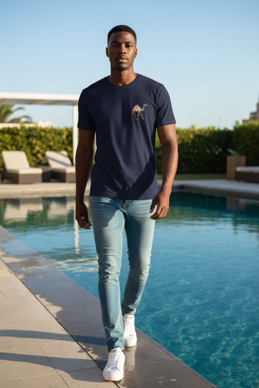Men's Desert Charm Embroidered Tee