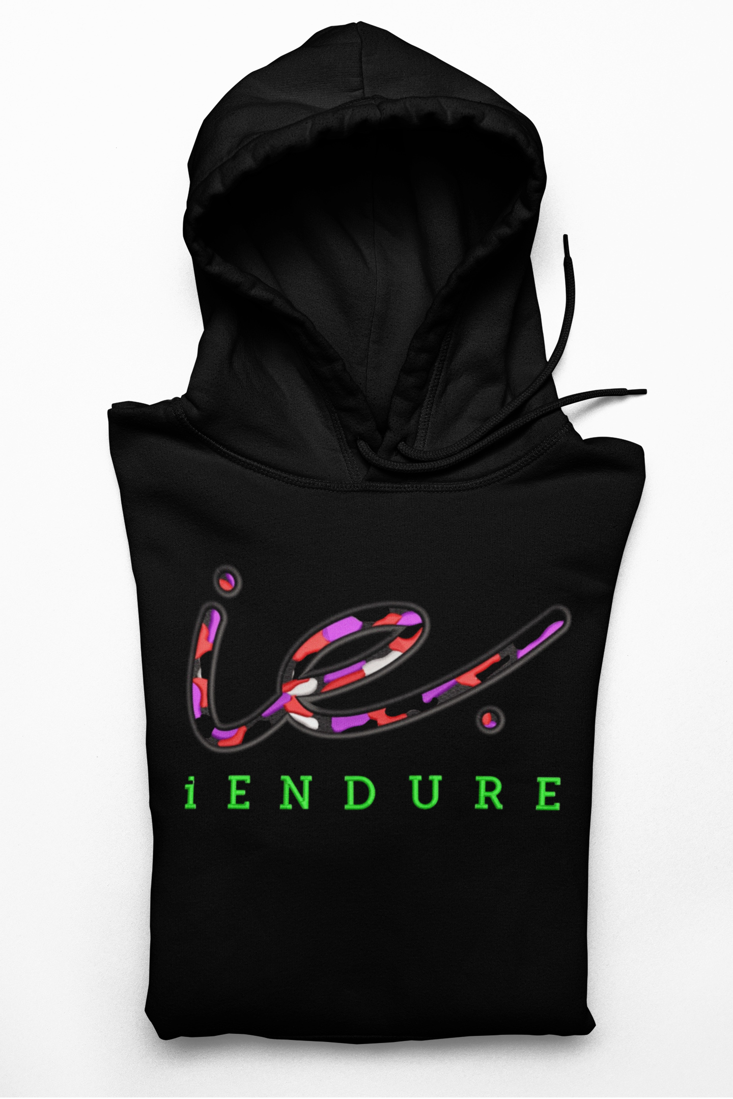 Black Multi Hoodie