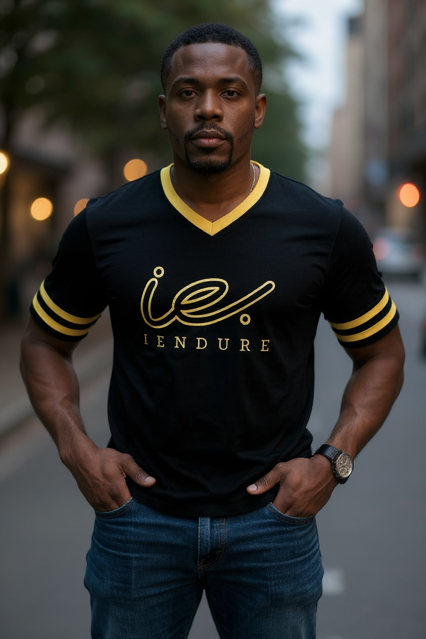 Endurance Gold-Trim Tee