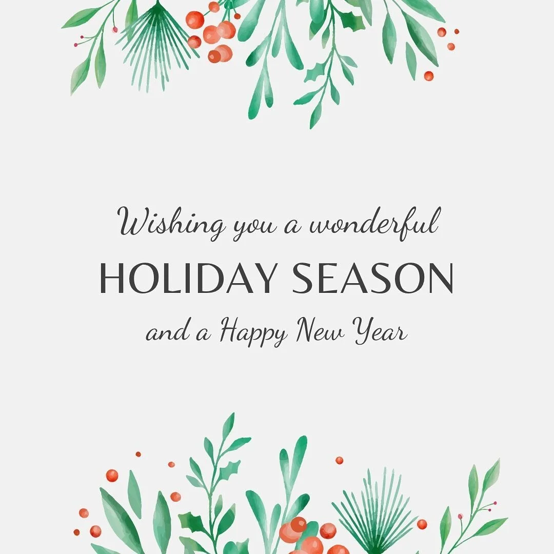 On behalf of all of us at WCC, we wish everyone a wonderful Holiday Season filled with love, laughs, good company and home cooked meals! 🎄
