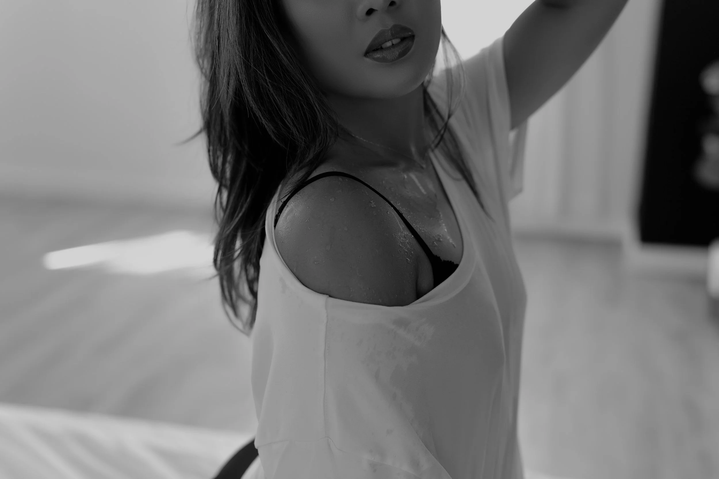 Wet t-shirt set boudoir photography | Norcal Boudoir | SF Boudoir 