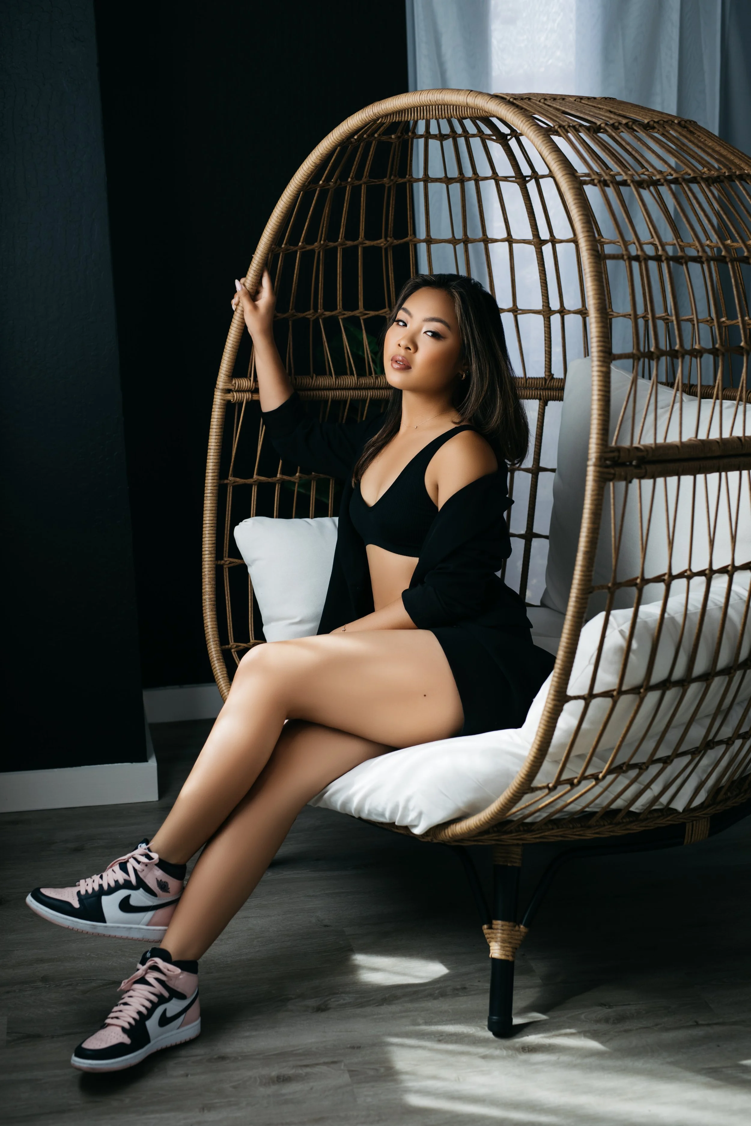 Boudoir Photography with sneakers | SF Bay Area