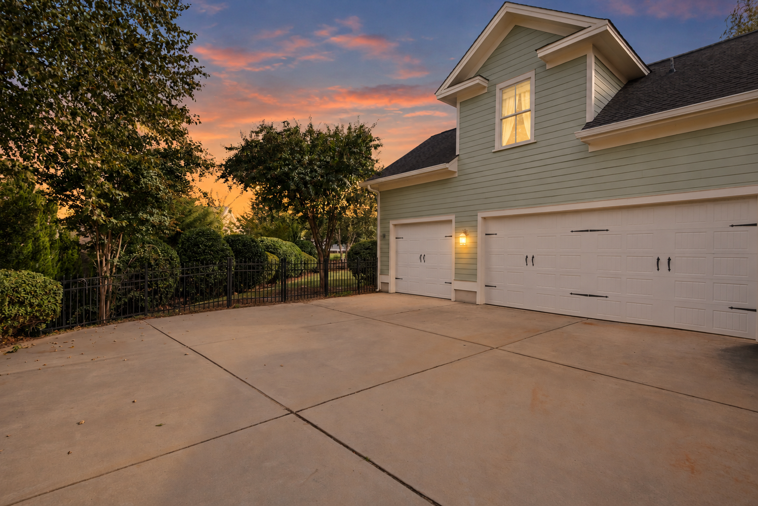 Twilight Suburban Garage and Garden.png