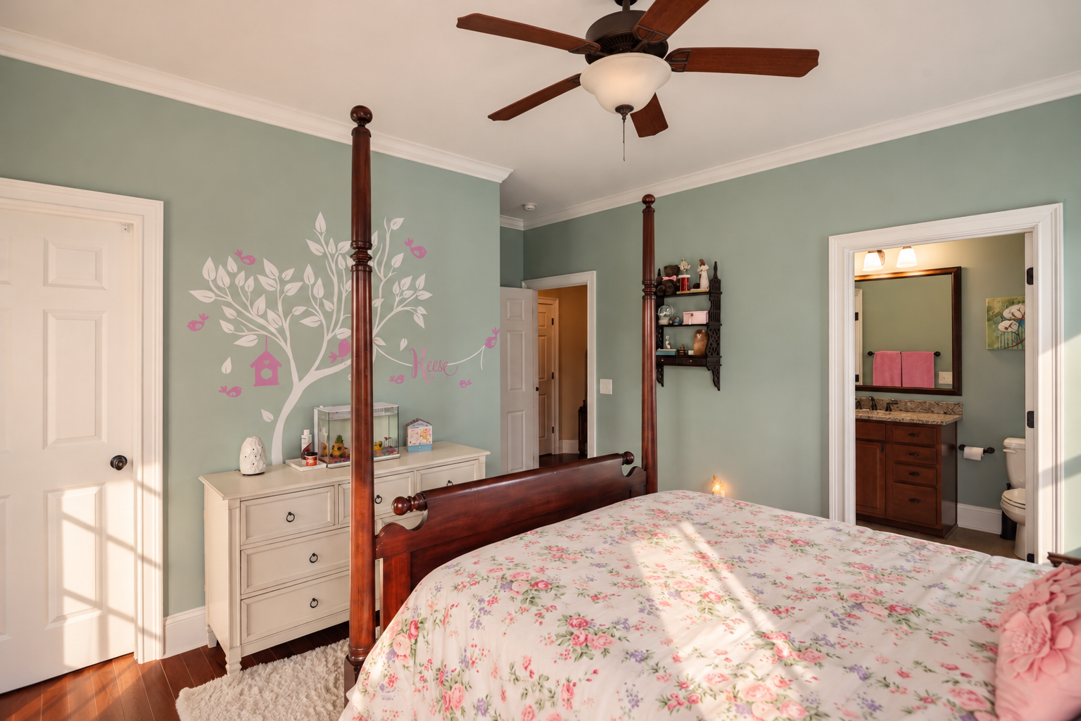 Cozy Pastel Bedroom with Floral Four-Poster Bed (1).png