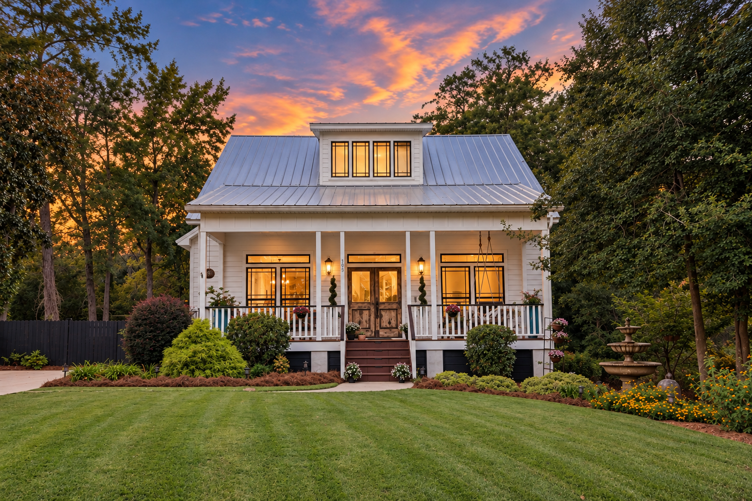 Twilight Farmhouse with Glowing Porch.png