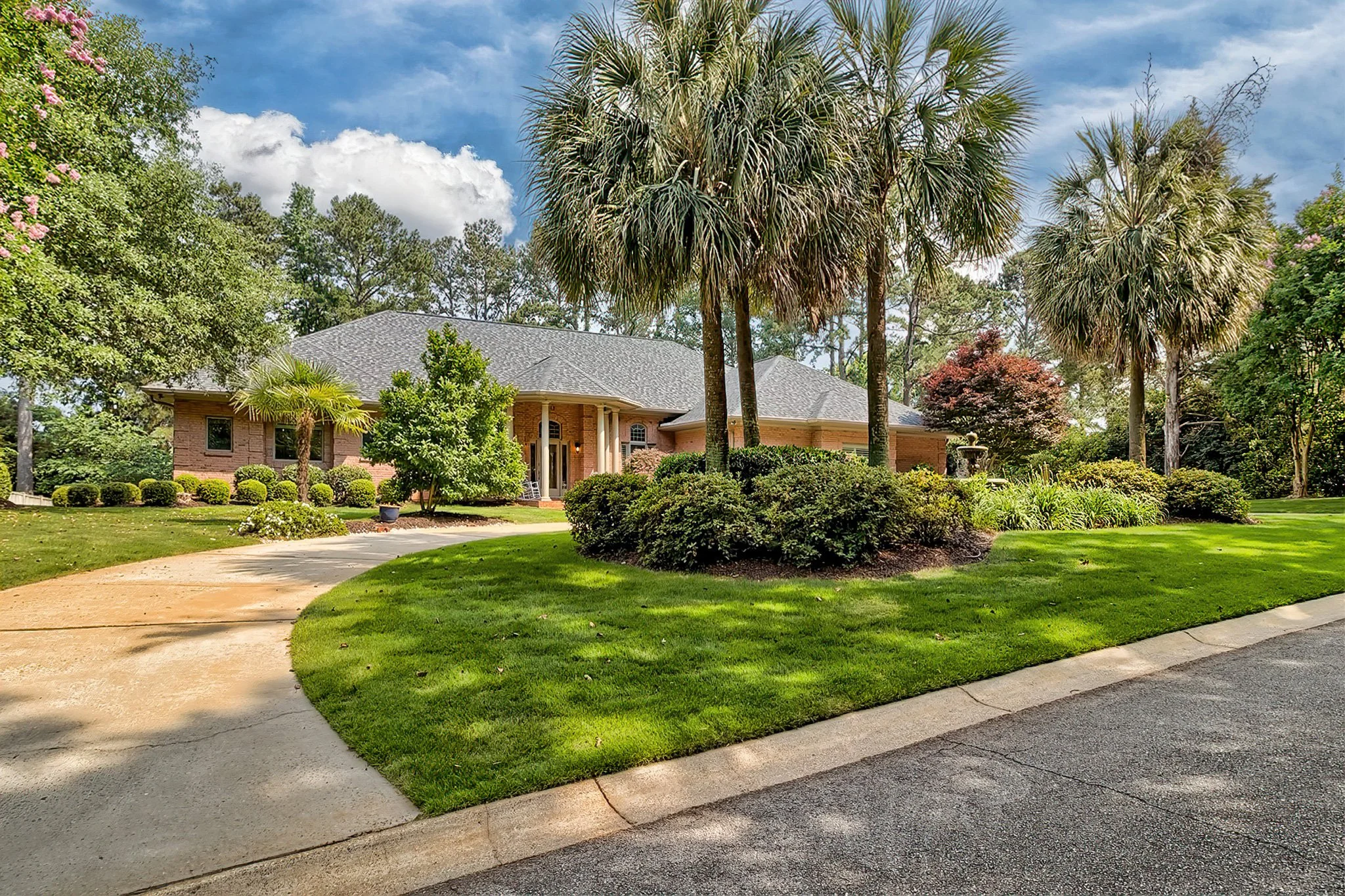Home exterior in Spence Plantation neighborhood on Lake Murray near Lexington SC