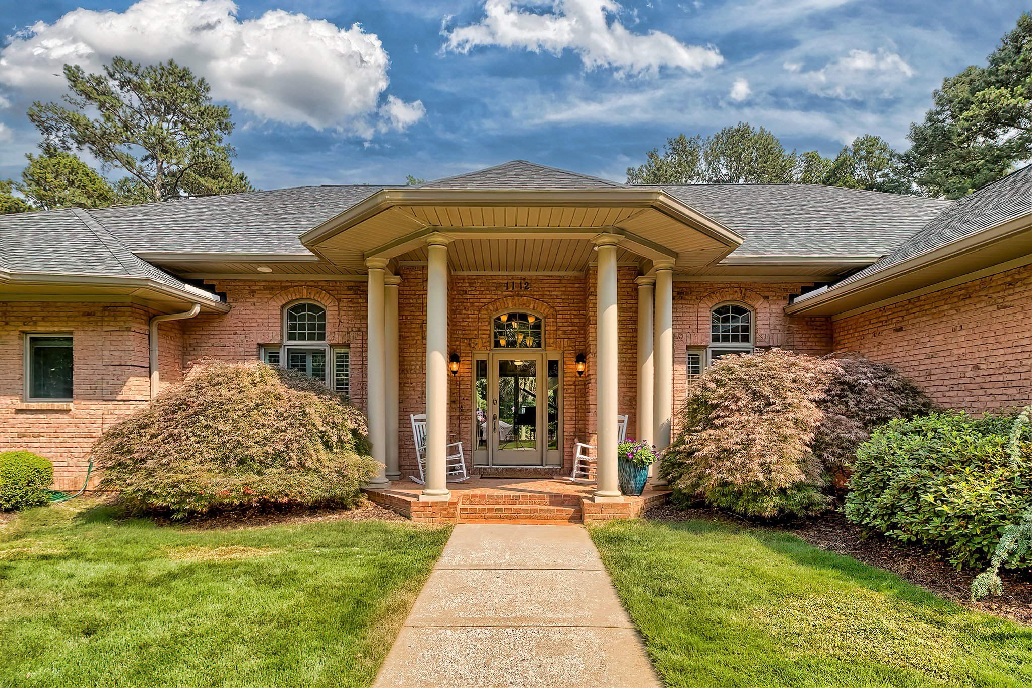 Home exterior in Spence Plantation on Lake Murray near Lexington SC