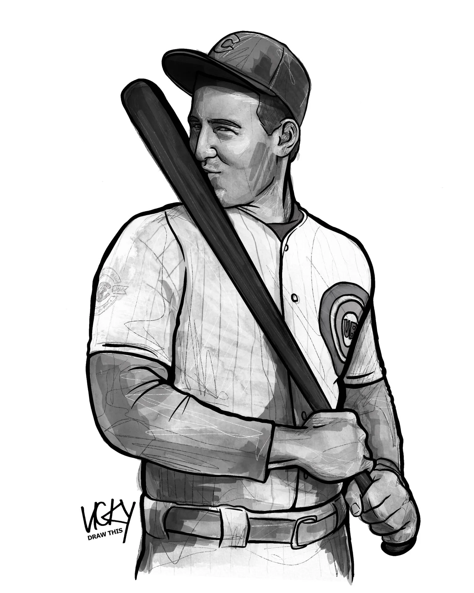 Anthony Rizzo Kissing Bat