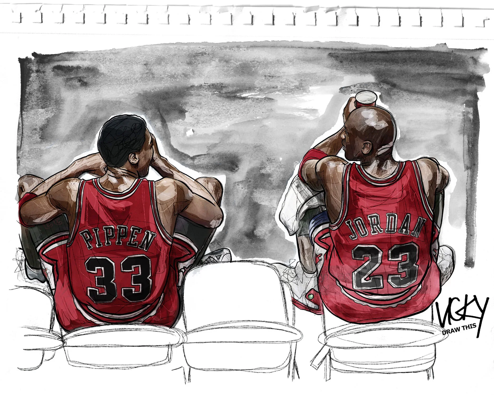Scottie Pippen &amp; Michael Jordan