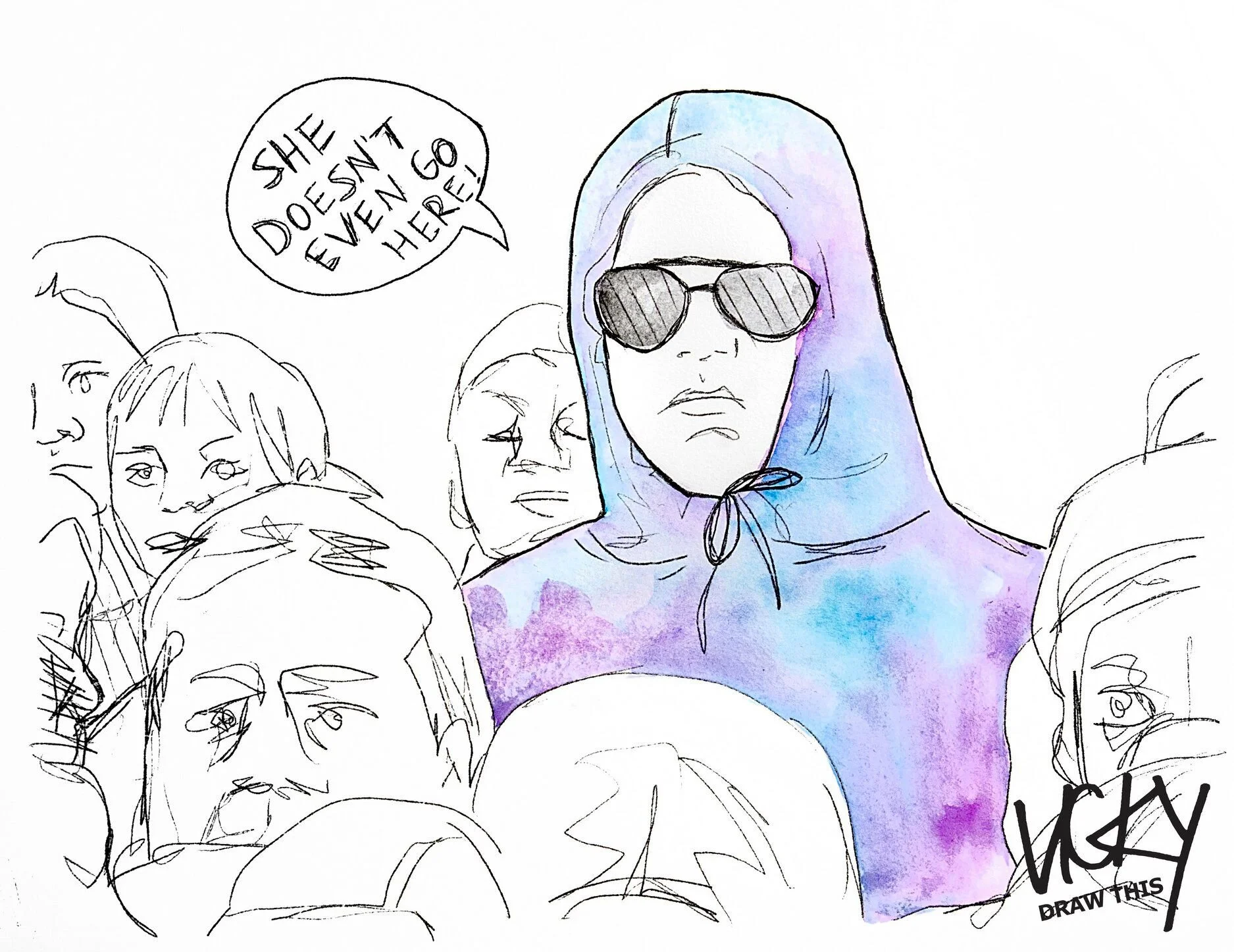 She Doesn't Even Go Here!