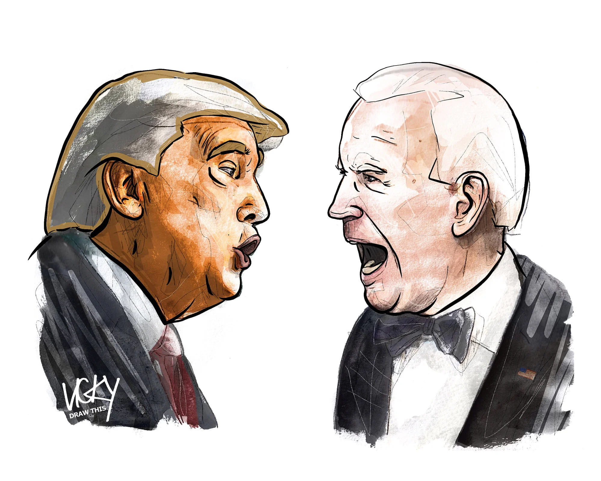 Trump x Biden