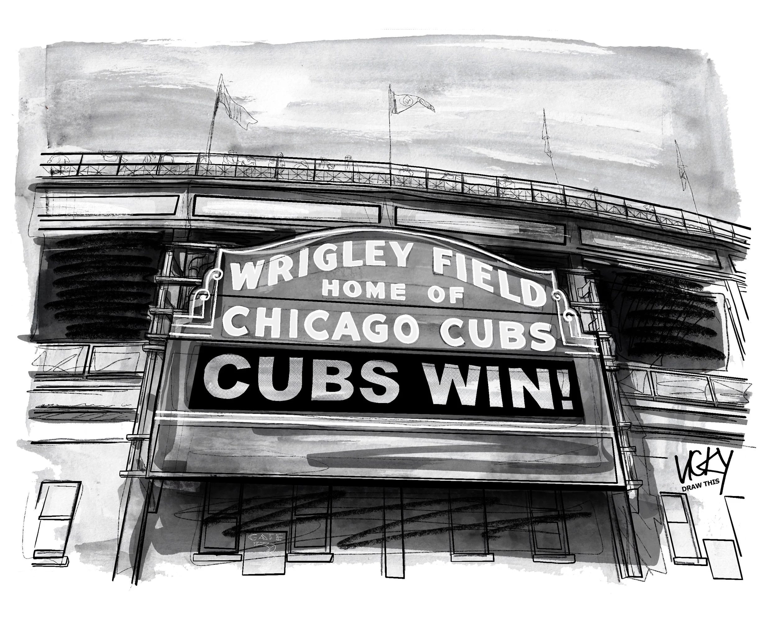 Wrigley Field Marquee