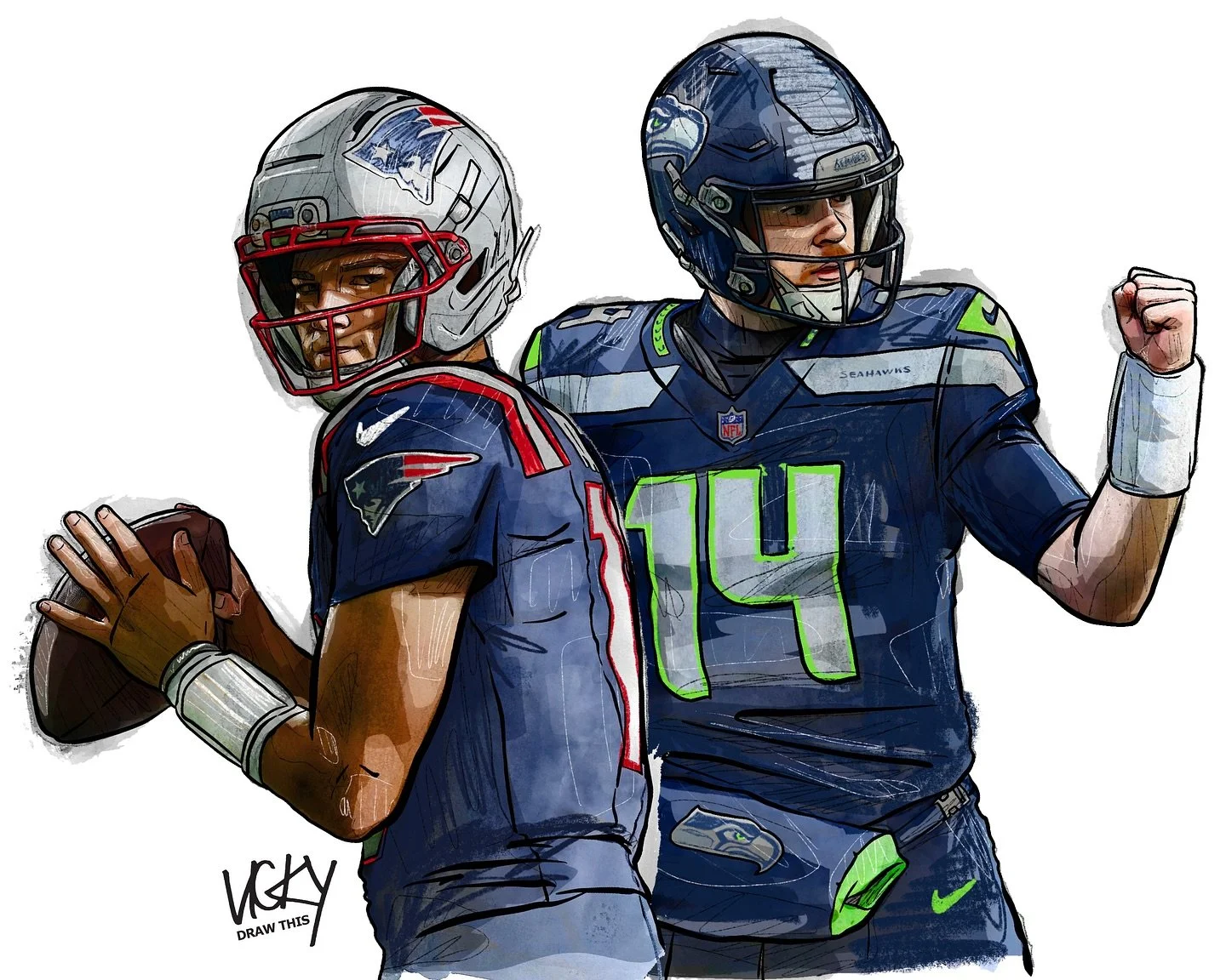 Here we go. Patriots or Seahawks- who takes it?