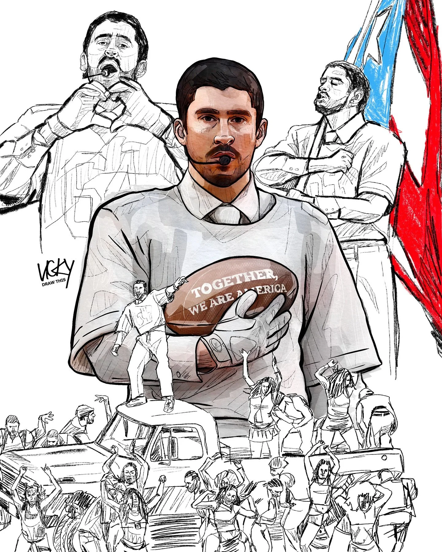 The only thing more powerful than hate is love.

Super Bowl (Bad Bunny's version)