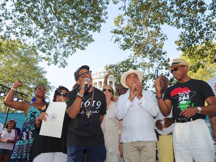 Filmmaker Spike Lee draws comparisons between Eric Garner and the fictional “Radio Raheem.” (Nadezda Tavodova Tezgor)