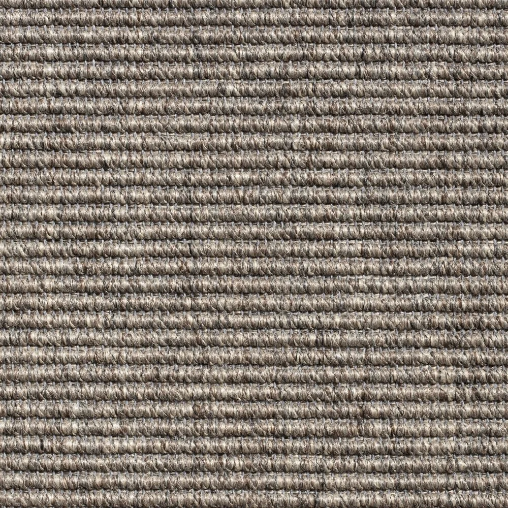 Faux sisal stair runner with herringbone carpet edging tape. Easy care sisal with herringbone carpet edging tape.
