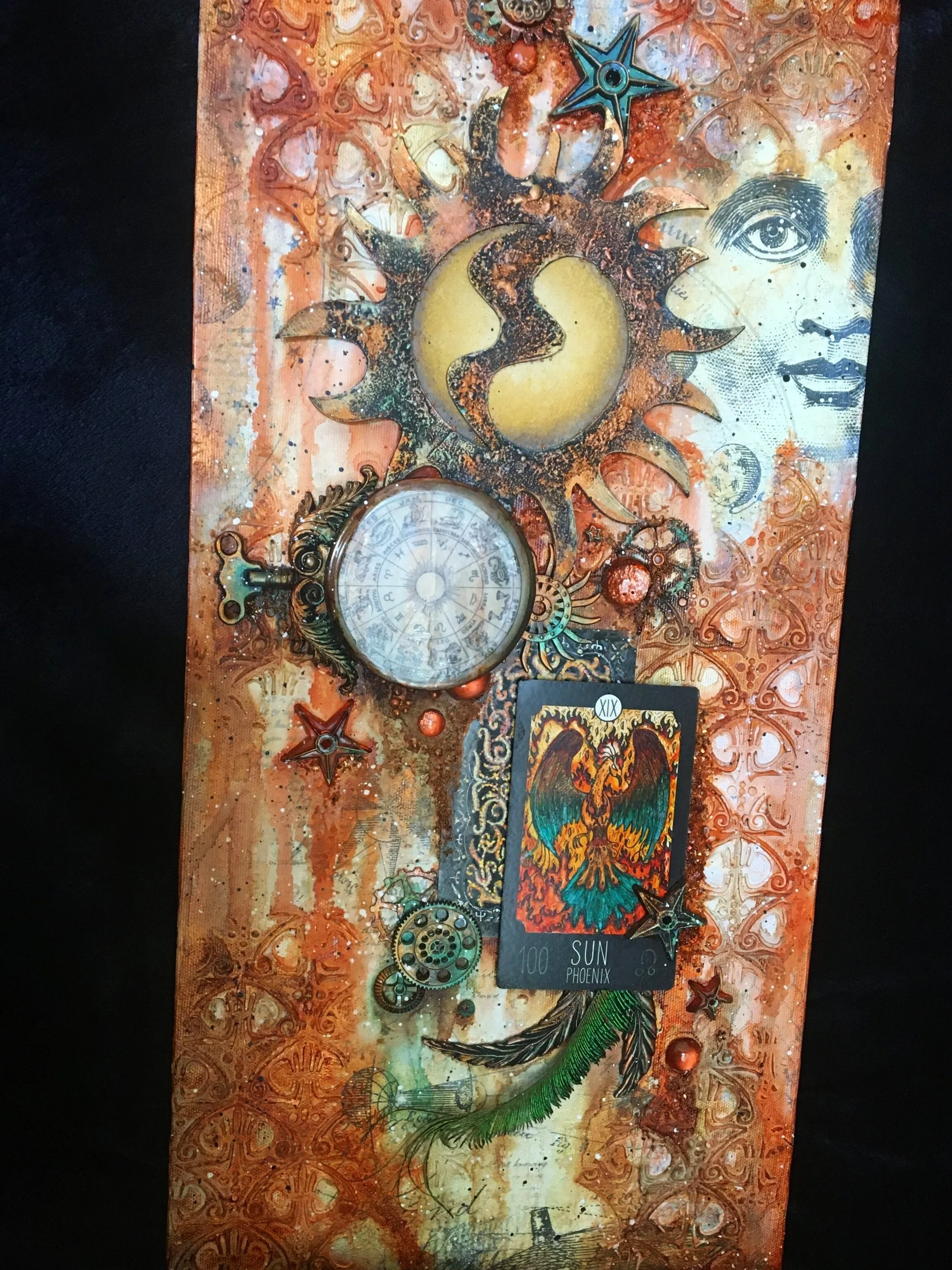 "Time and Fate" Canvas Board