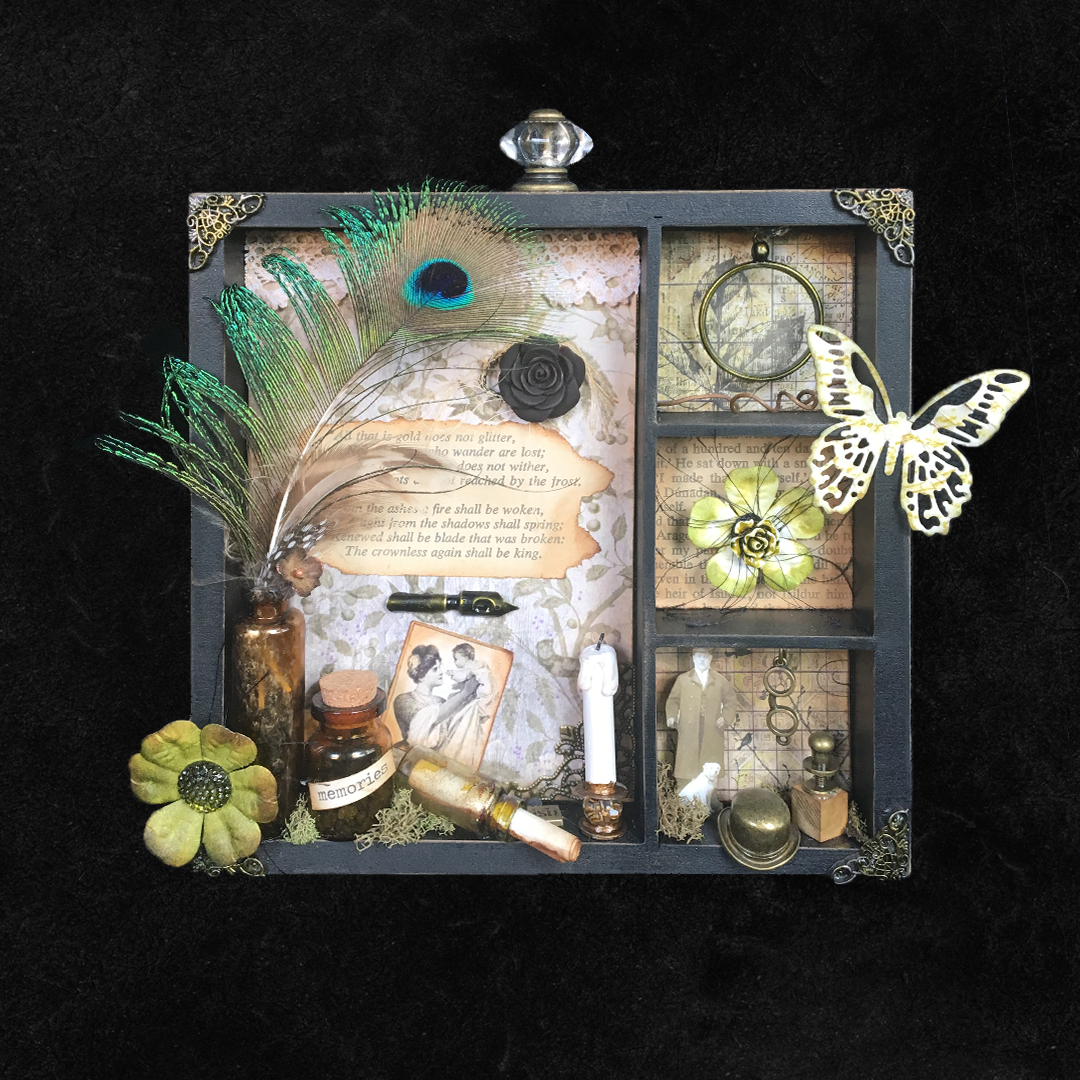 Victorian Assemblage Tray