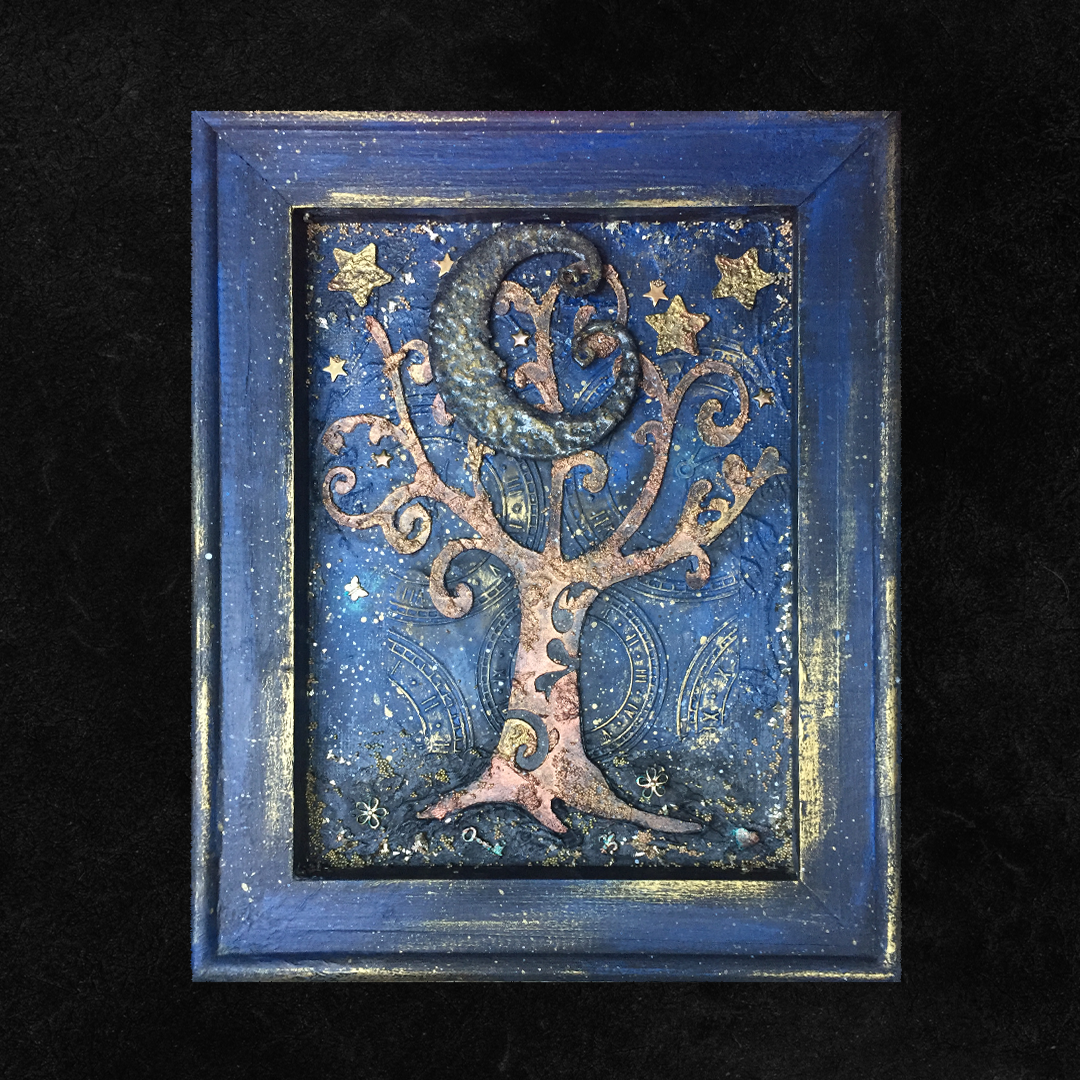 Plaque "Midnight Tree"