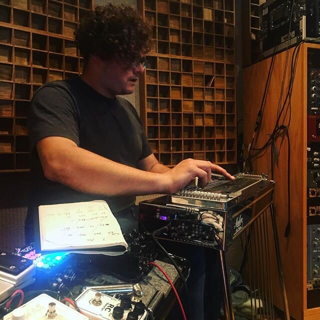 Stealing the show. @catchprichard .
.
.
.
.
#pedalsteel #pedalsteelplayer #recordingstudio #makingrecords #bayareamusicscene