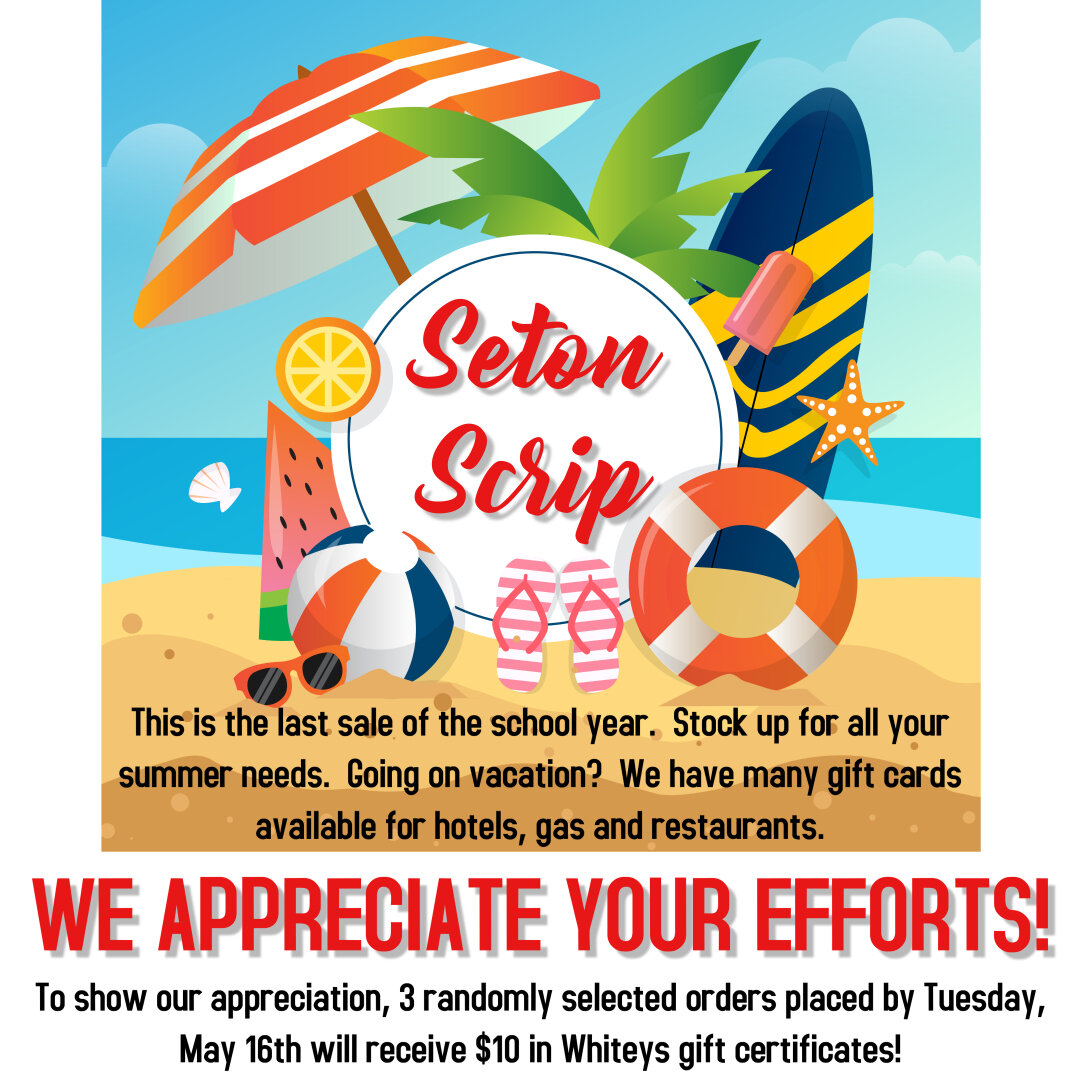 Please get your SCRIP ORDER in by Tuesday, May 16th! You can use the RaiseRight App or go to www.shopwithscrip.com and use code 76D6C3843L19 
For local businesses please contact our Business Manager, Mrs. Karla Larsen at 309-764-5418