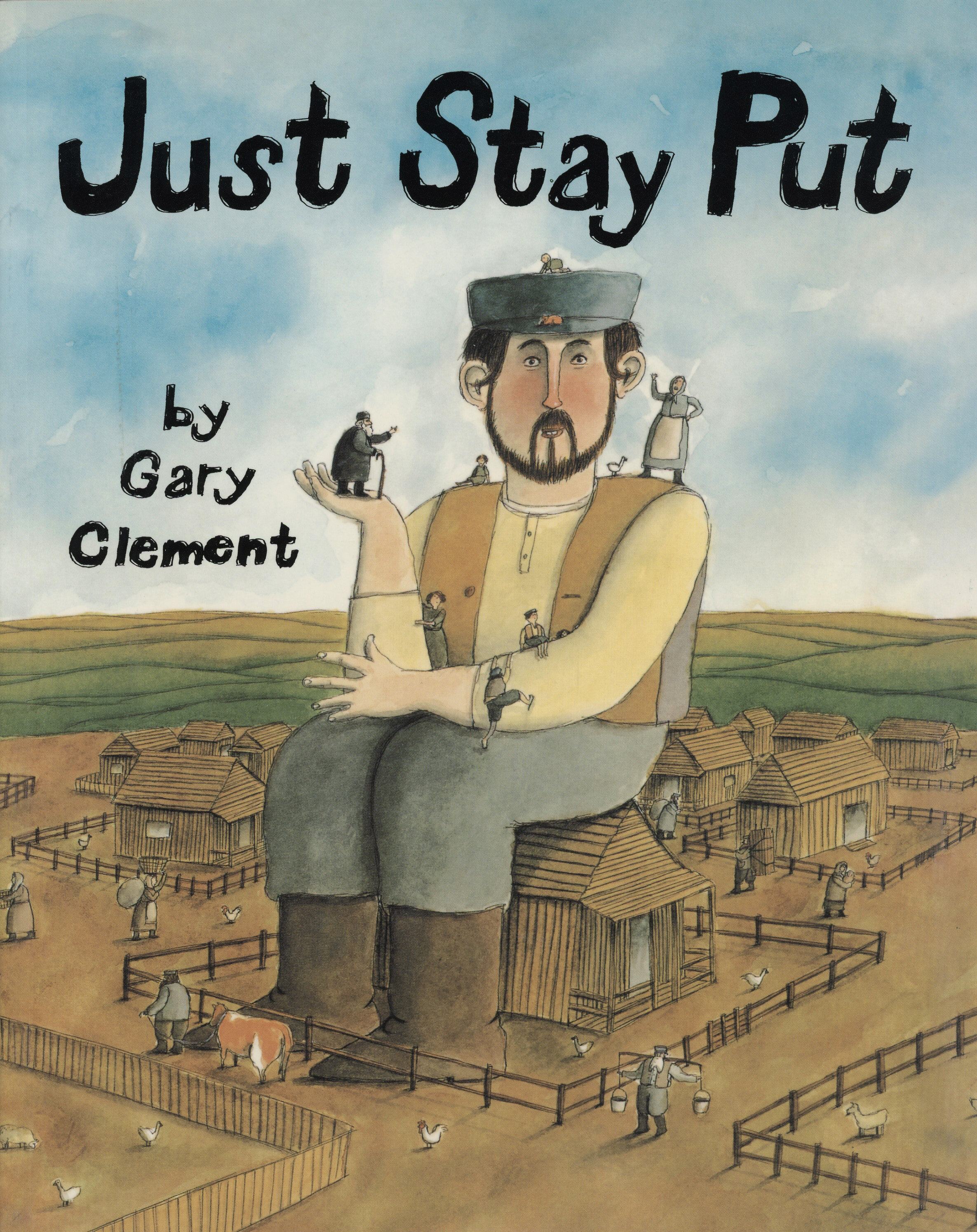 Just Stay Put was my first picture book. It’s a retelling of one of the funniest and best known ‘Wise Men’ of Chelm stories. It received a Governor General’s Award nomination for illustration. Published by Groundwood Books.