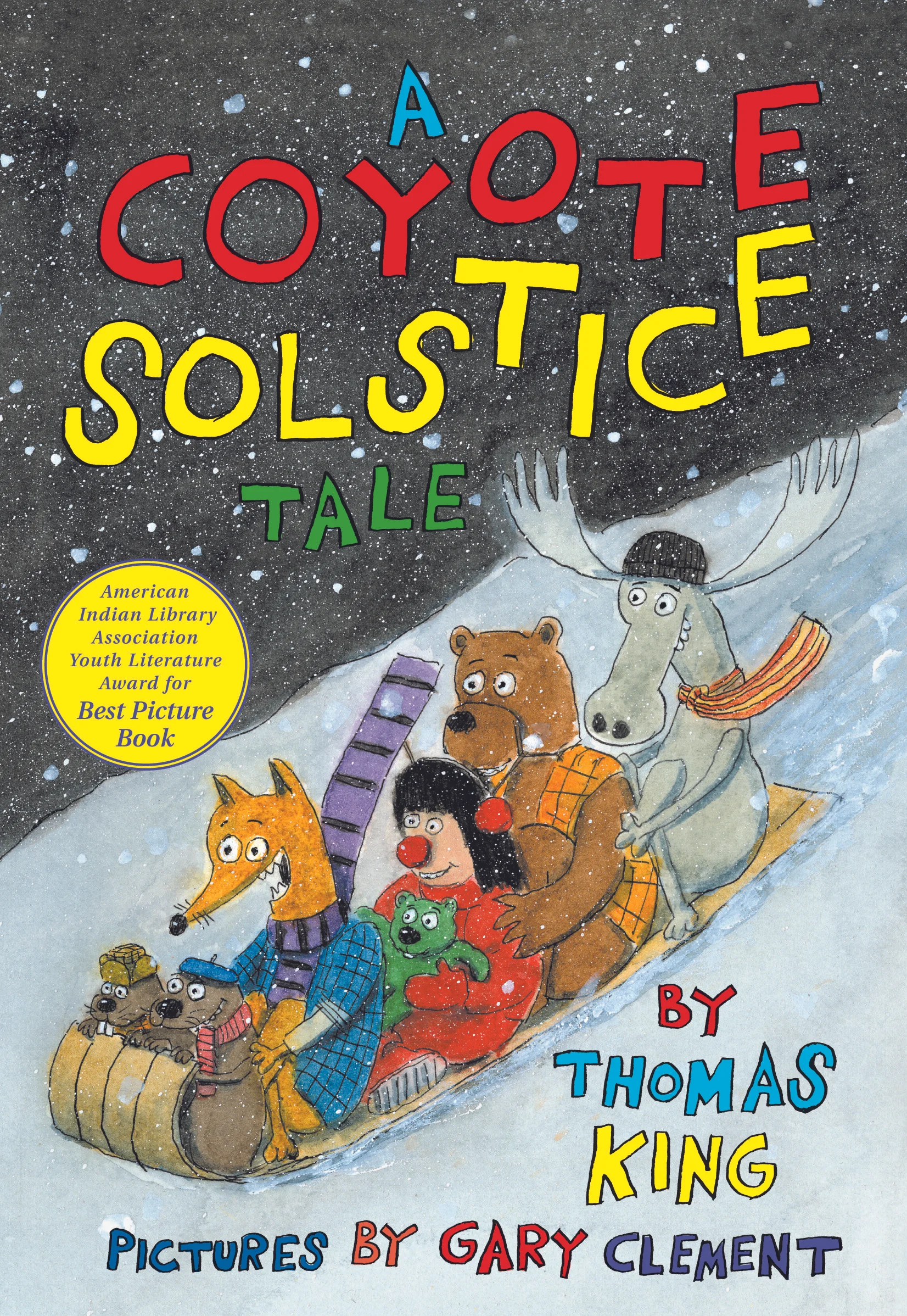 Coyote Solstice is a pro Christmas, anti-consumption cautionary tale written by Thomas King. It won the American Indian Youth Literary Award. Published by Groundwood Books.