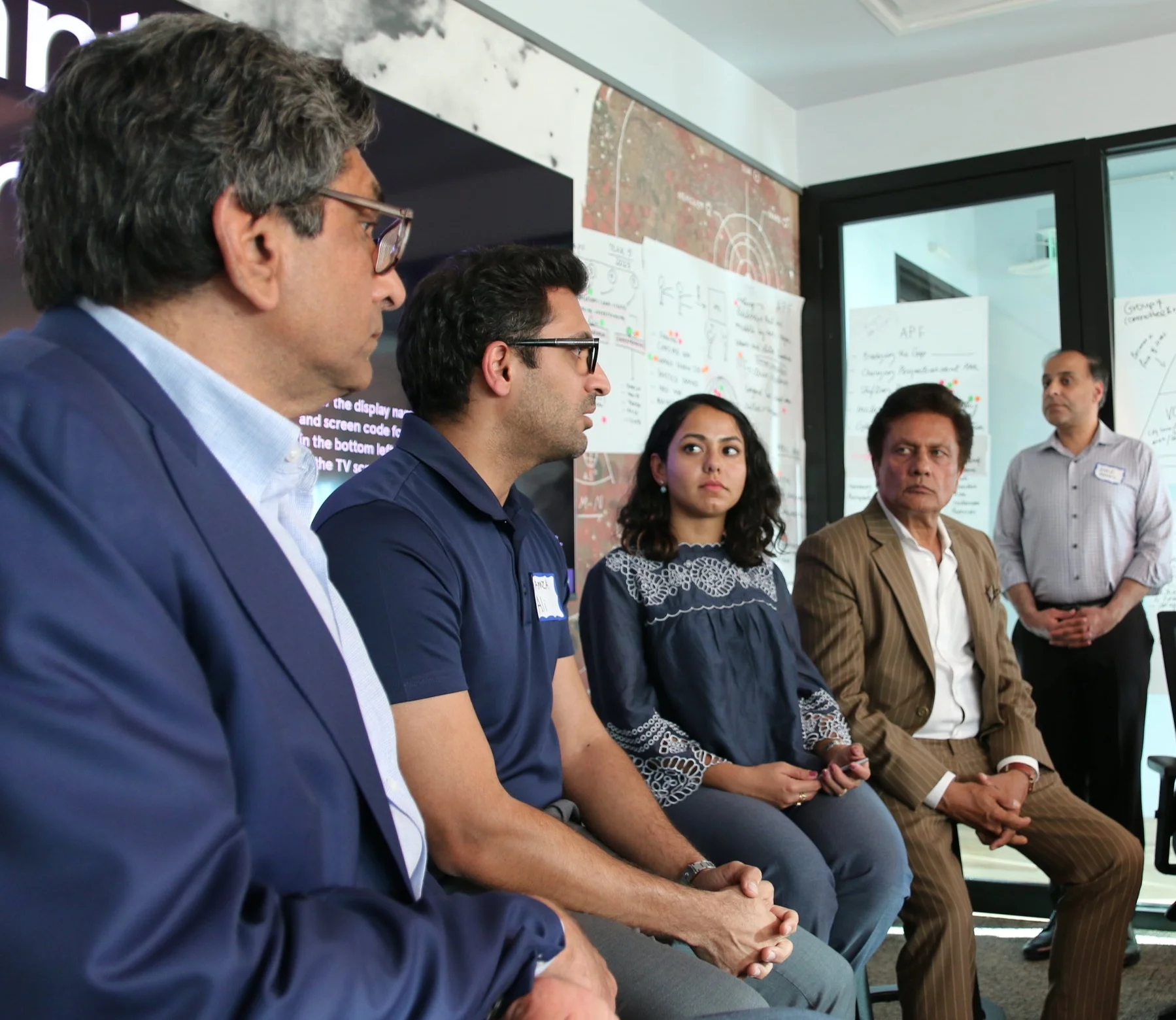 APF member Noor Shaikh moderated a conversation on “The Entrepreneurial Journey” with entrepreneurs Hamza Ali, Riaz Siddiqi, and Dr. Nasar Qureshi at the APF Emerging Leaders retreat in Houston.
