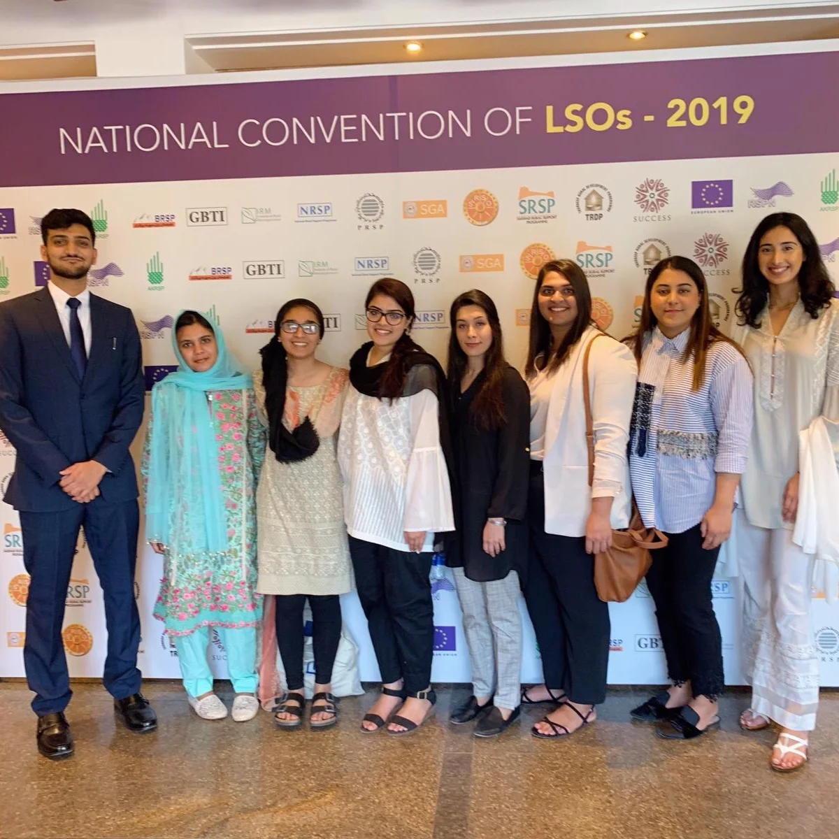The 2019 APF Fellows attend the National Convention of Local Support Organizations in Pakistan.