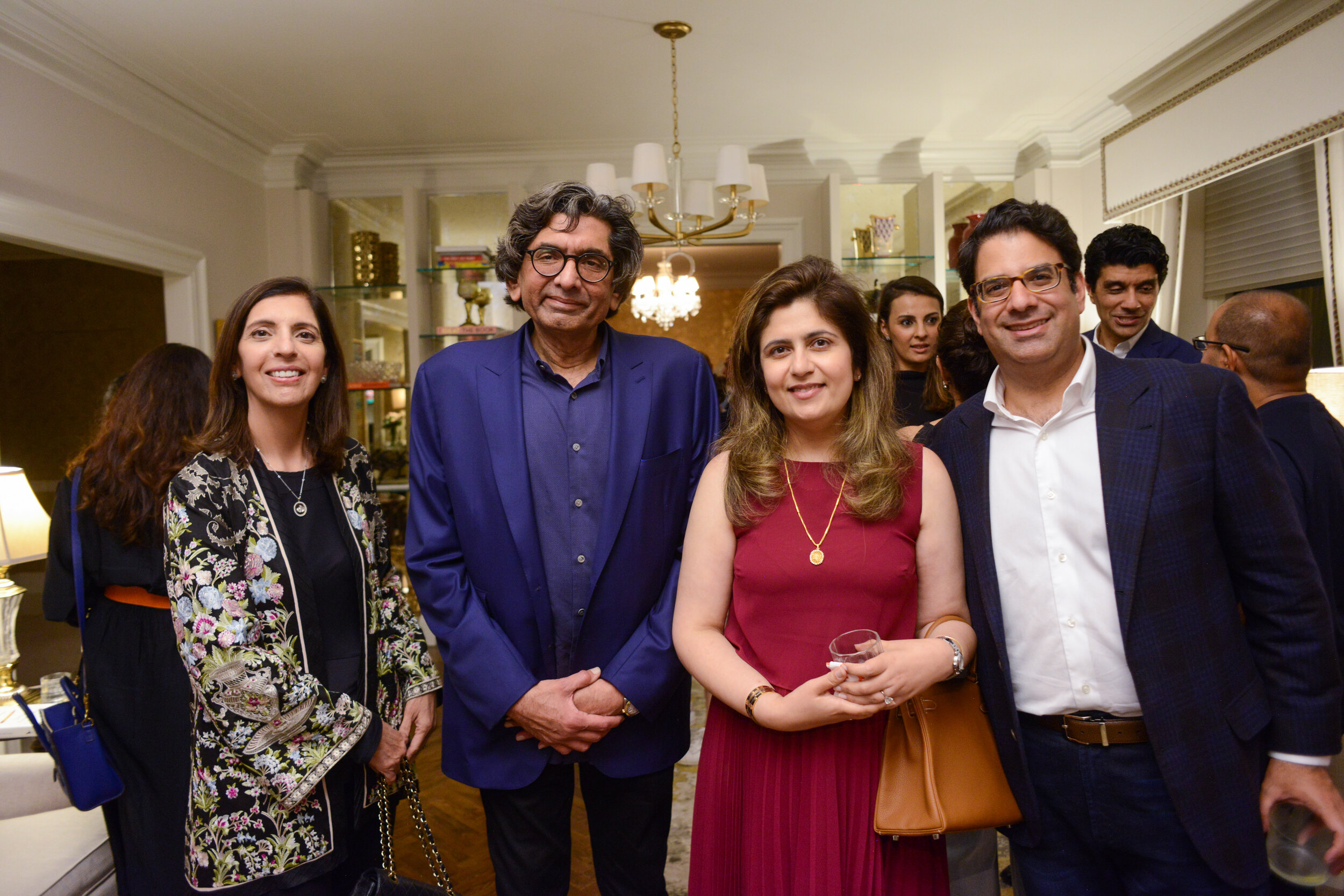 From left: Lubna Nasar; Dr. Nasar Qureshi; Mehreen Haqqie; Kashif Riaz