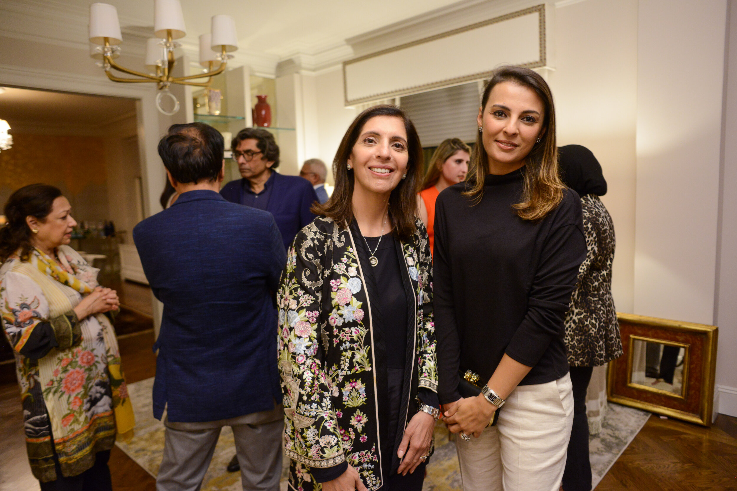 From left: Lubna Nasar; Amina Akram