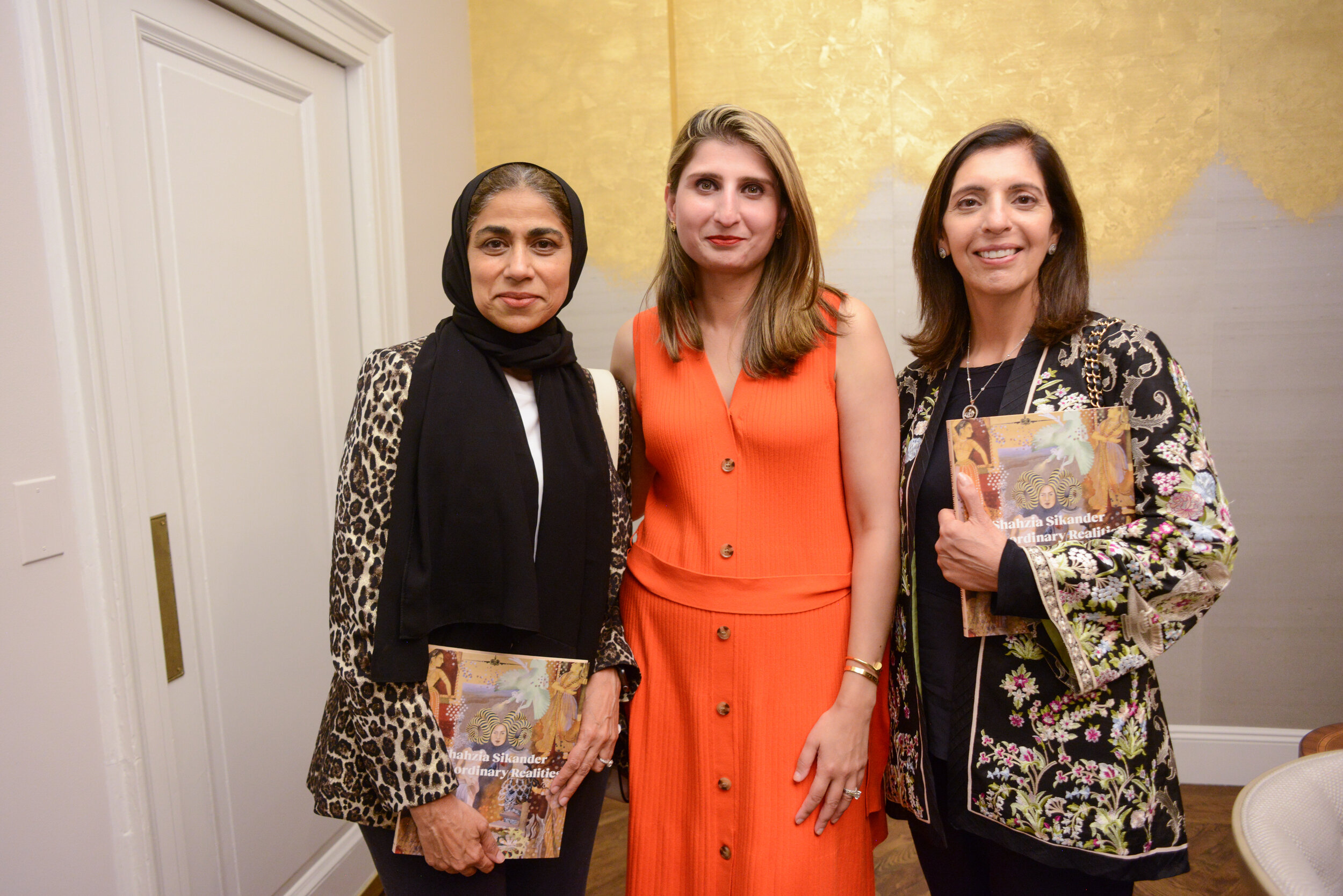 From left: Dr. Uzma Iqbal; Kashmala Sharif; Lubna Nasar