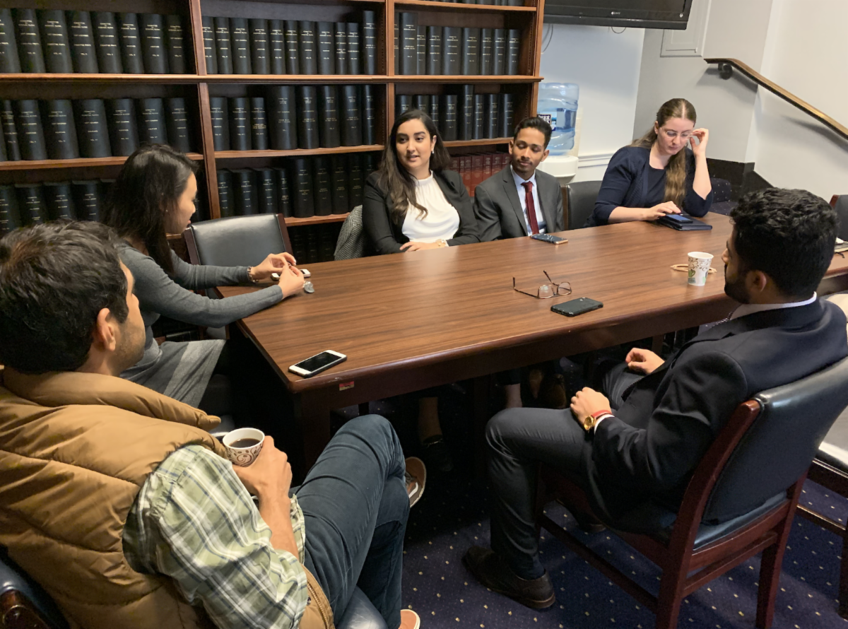 APF LC members learn about U.S.-Pakistan relations from House Foreign Affairs Committee staff in the U.S. Congress.