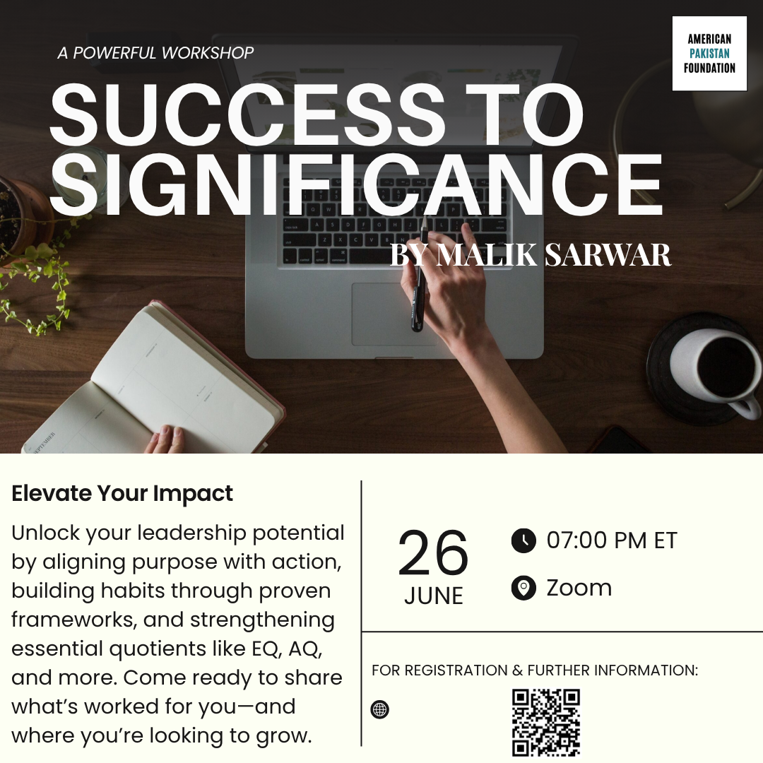 Success to Significance Webinar