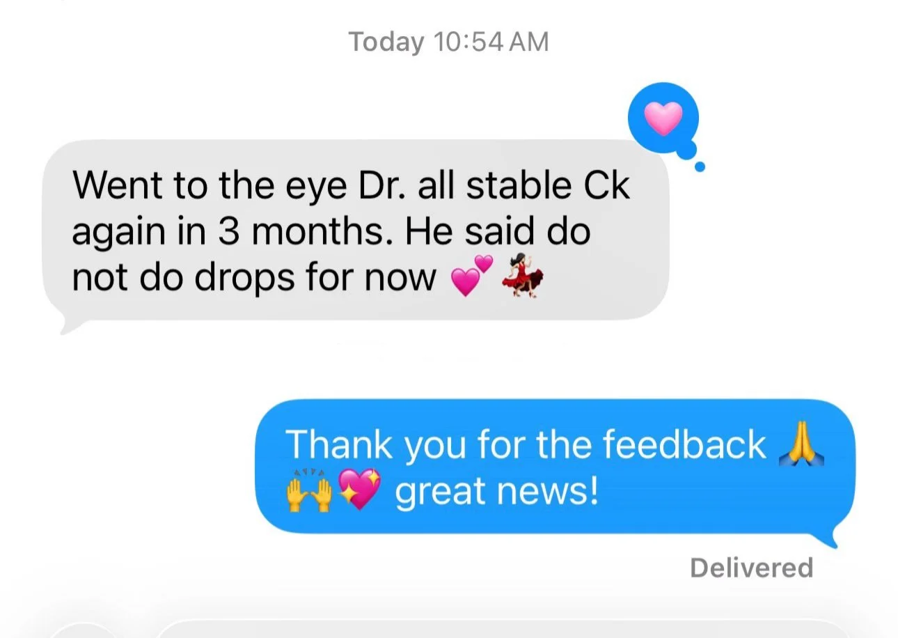 PureBioenergy can help resolve, balance or stabilize eye issues, as well as improve eye sight. I have worked on a number of different cases over the years with remarkable results. 

#healing #naturaltherapy #vision #virginiemiramon #bioenergyhealing