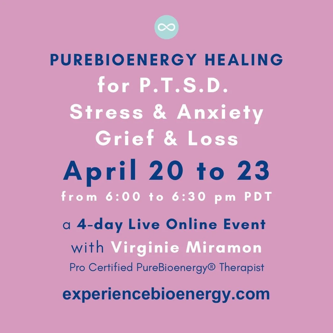 Receive PureBioenergy Healing to help recover from P.T.S.D, release deep seated stress &amp; reduce anxiety, process grief &amp; loss naturally with pure Source Energy.
This soothing therapy serves also as a complementary option to counseling session