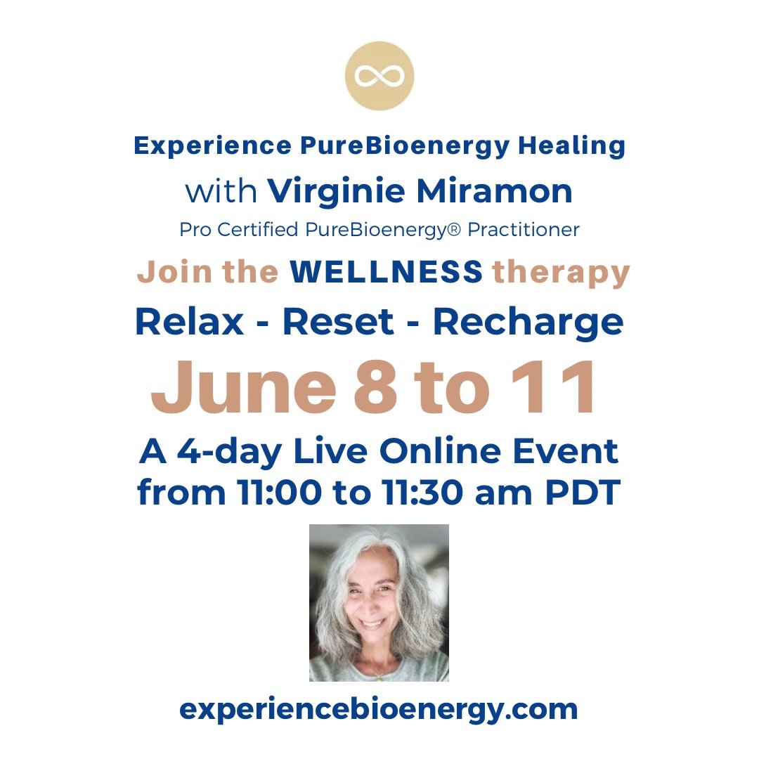 Your monthly reset and immune support PureBioenergy therapy starts Monday June 8. Join the healing online with your loved ones, sign up at experiencebioenergy.com or go to the link in profile. See you soon for 4 days of pure bliss.

#healthandwellnes
