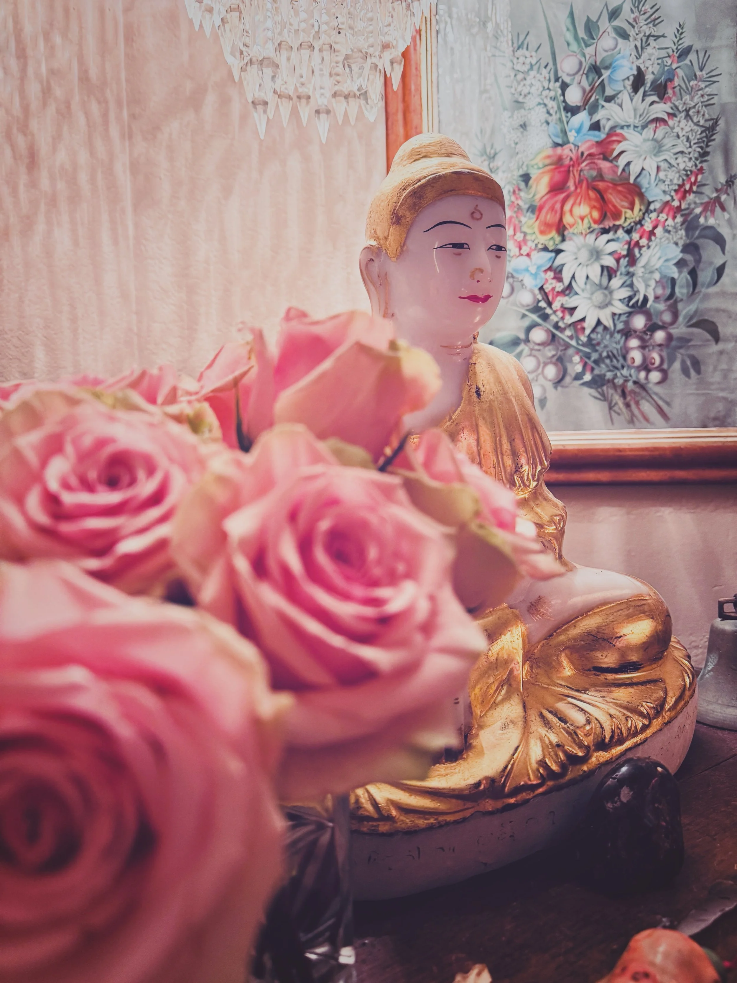 Grateful for the love, friendship and community.

#buddha #roses #love #friendship #altar