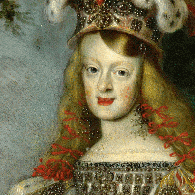 Emperor Leopold I and Margarita Teresa of Spain; uncle and niece, husband and wife
