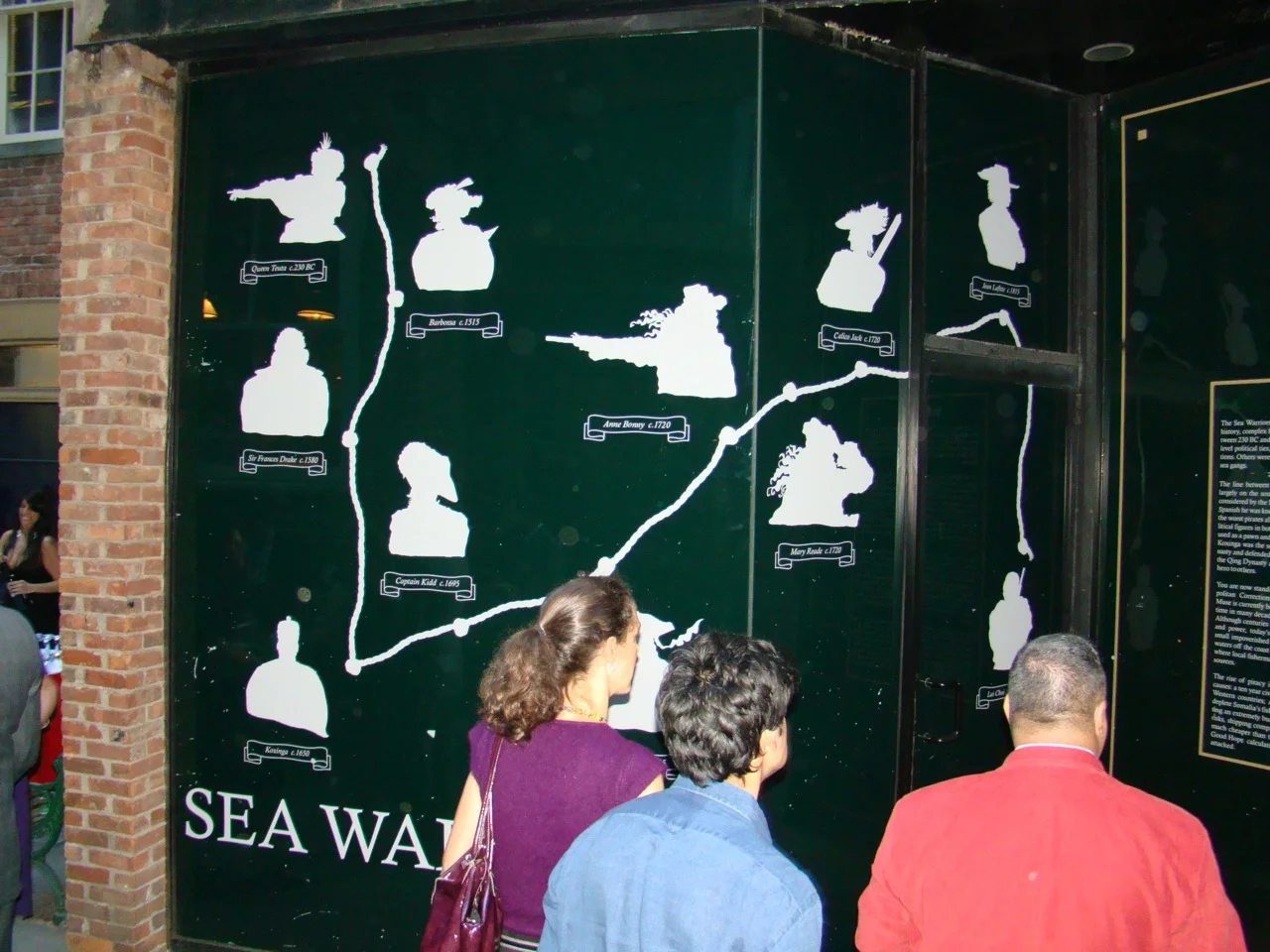 Sea Warriors mural detail