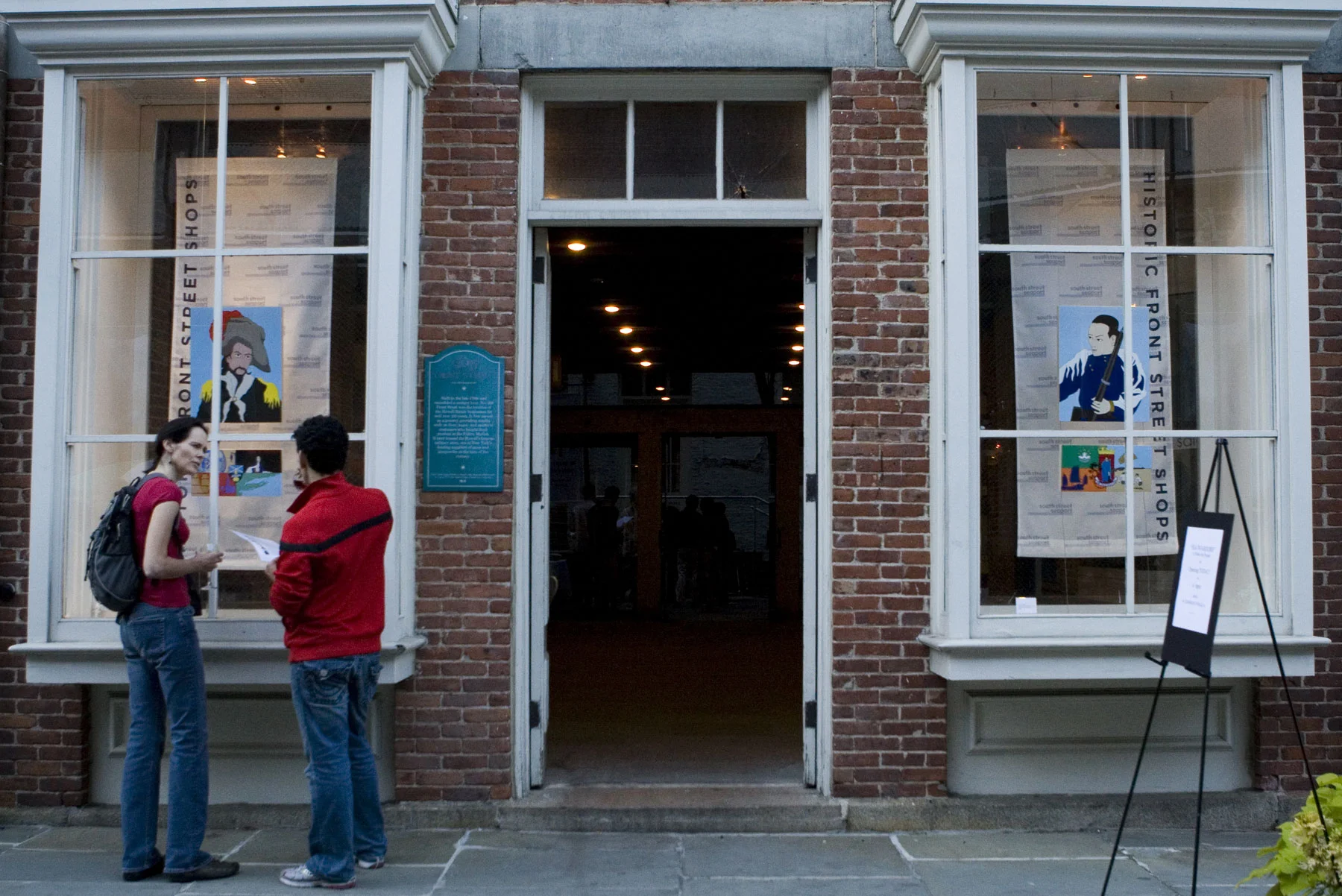 Panel paintings, Front Street
