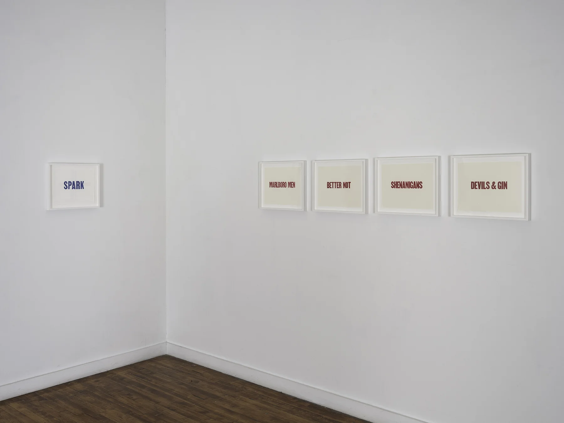 "Bad Words and Good Snacks" installation