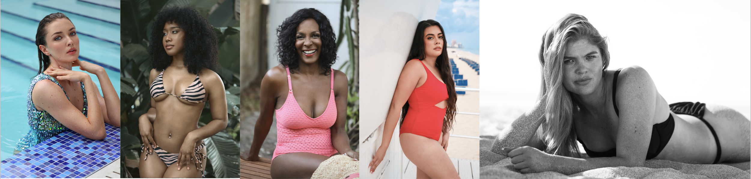 Miami and Caribbean Female models in swimwear photographed by Vivian Vo Fashion Photographer