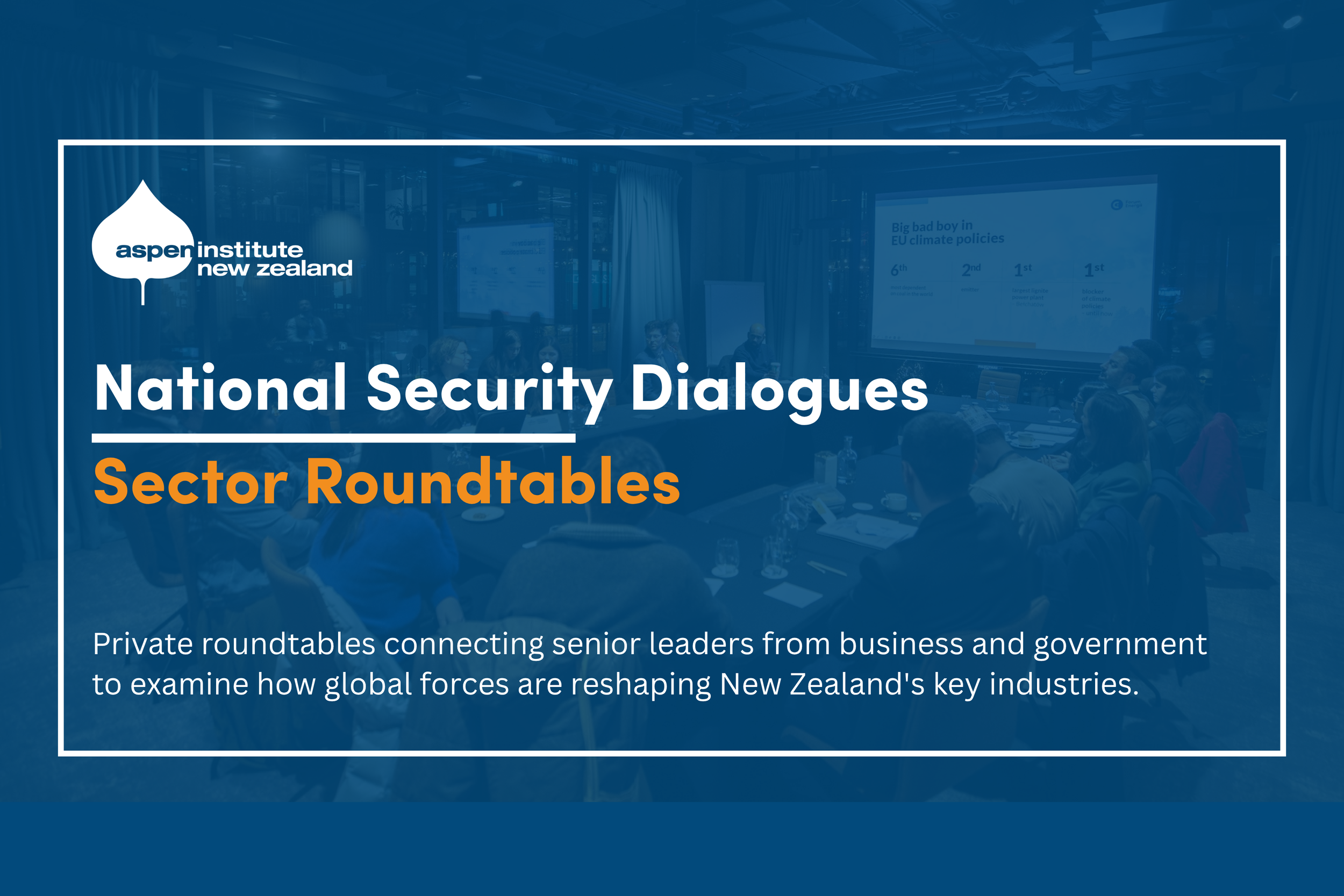 National Security Dialogues  -Sector Roundtables