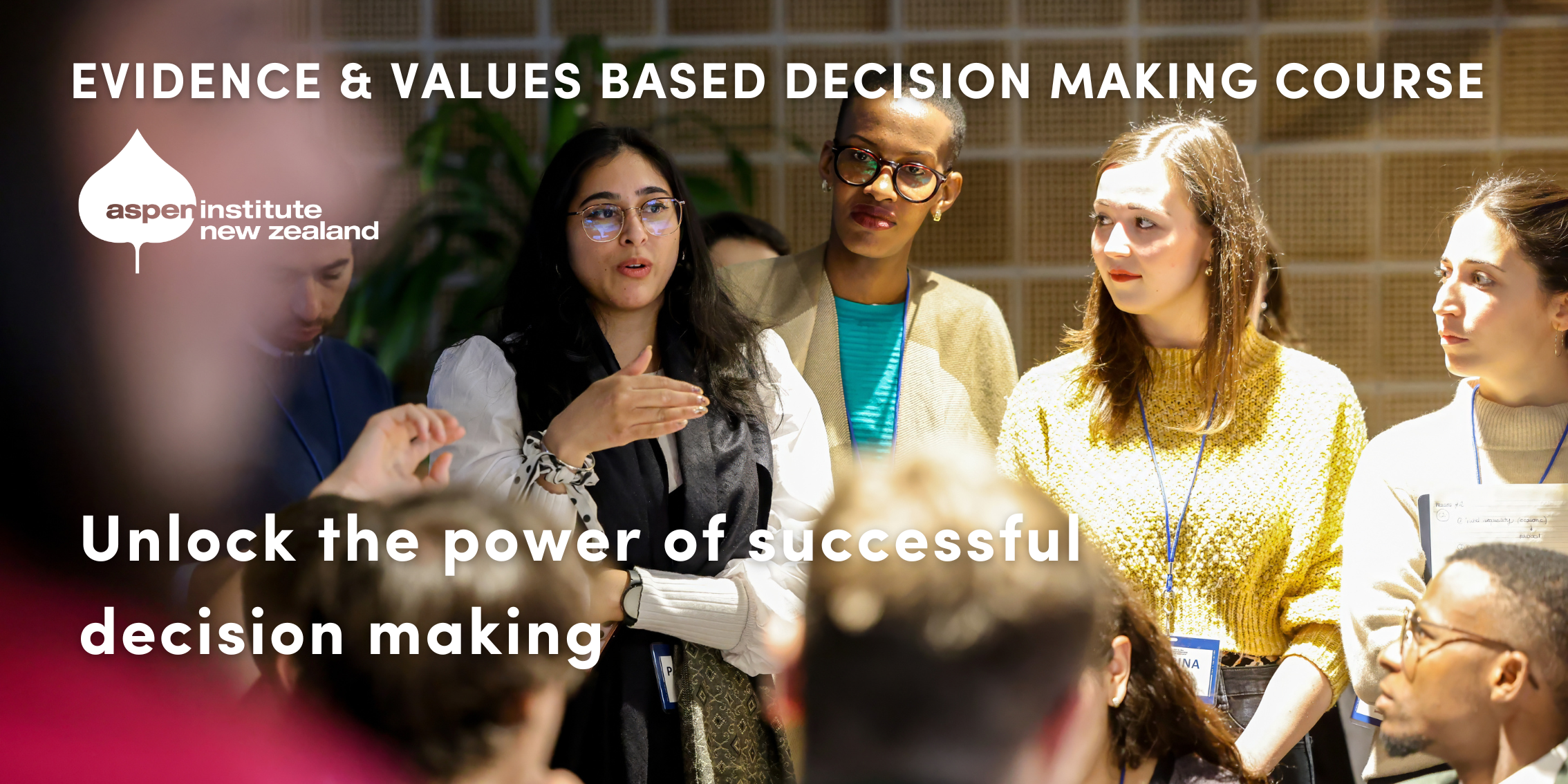 Values Based Decision Evidence and Values Based Decision Making Course — The Aspen Institute ...