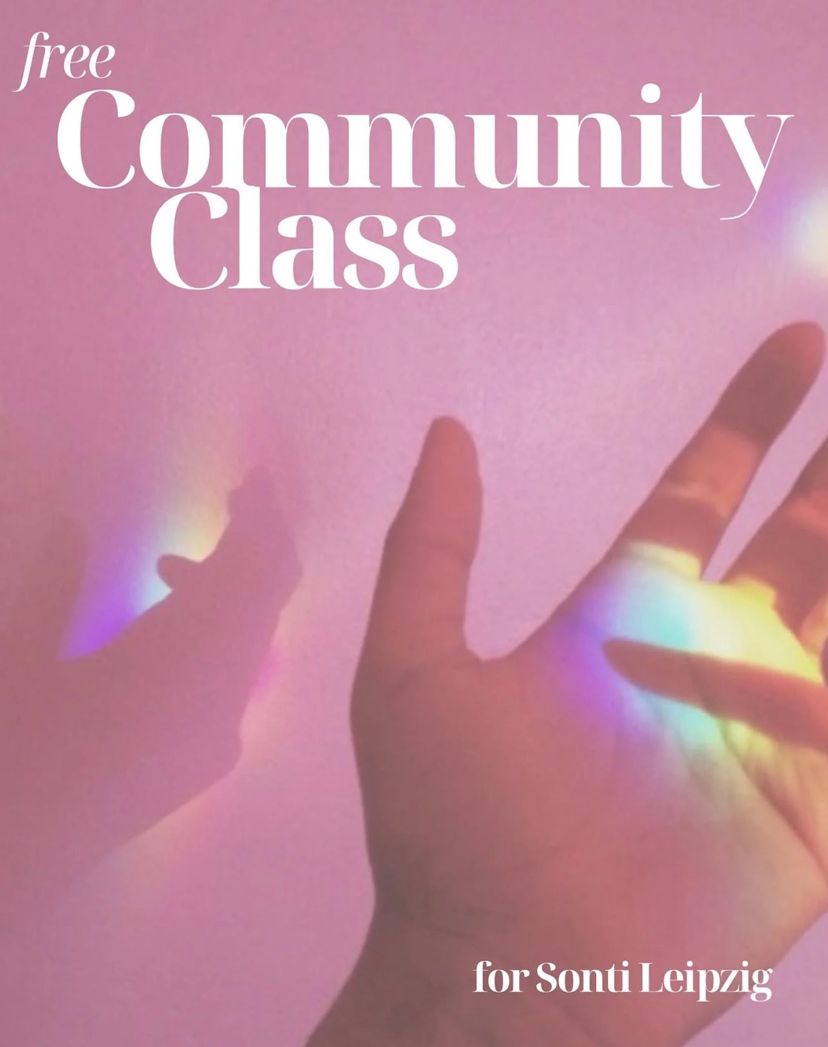 ** please share ** just in time for the celebratory month of pride, in our free Saturday Community Class, we raising funds for @solidarkasse_nti An assoziation that collects funds for medical procedures for TIN* persons.

Community classes happen eve